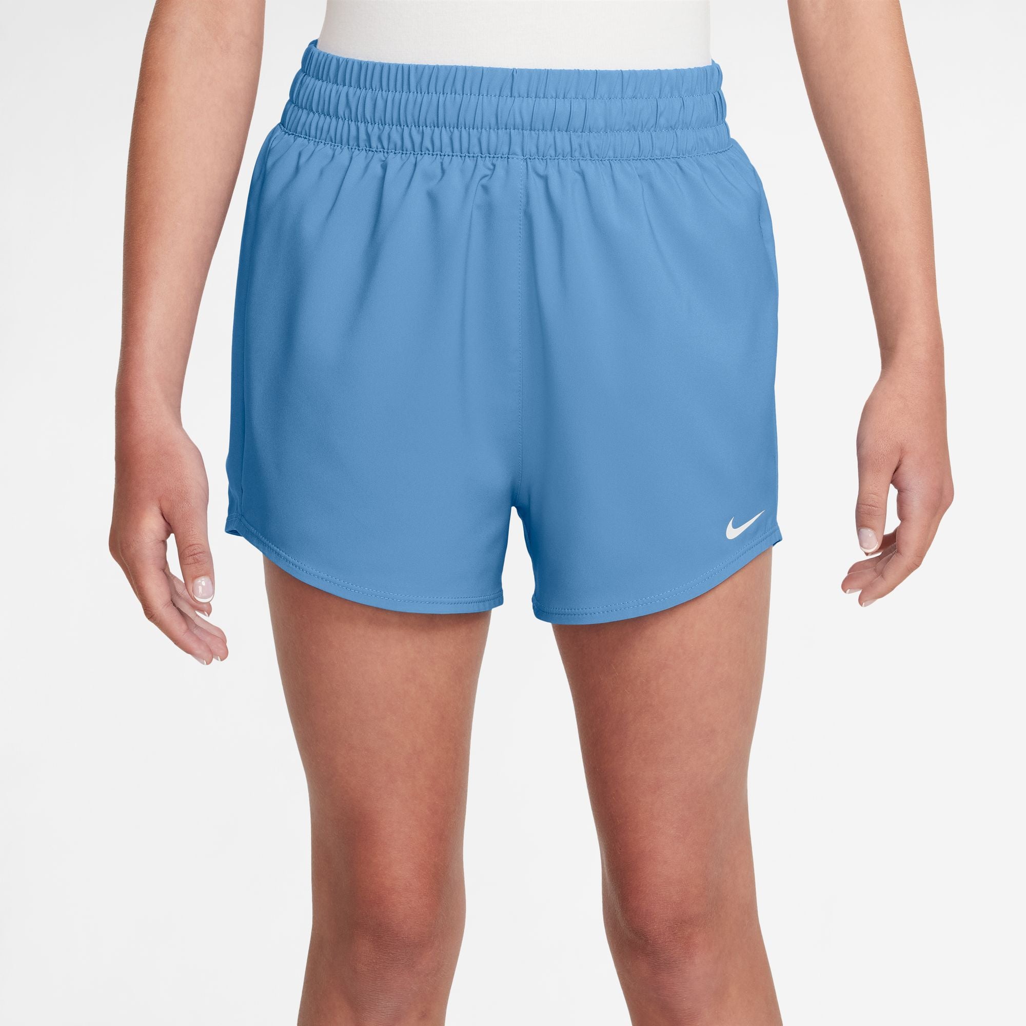 Nike Girls' Dri-FIT High Waisted Woven Shorts - Moisture-Wicking Athletic Shorts for Running, Yoga & Gym Workouts