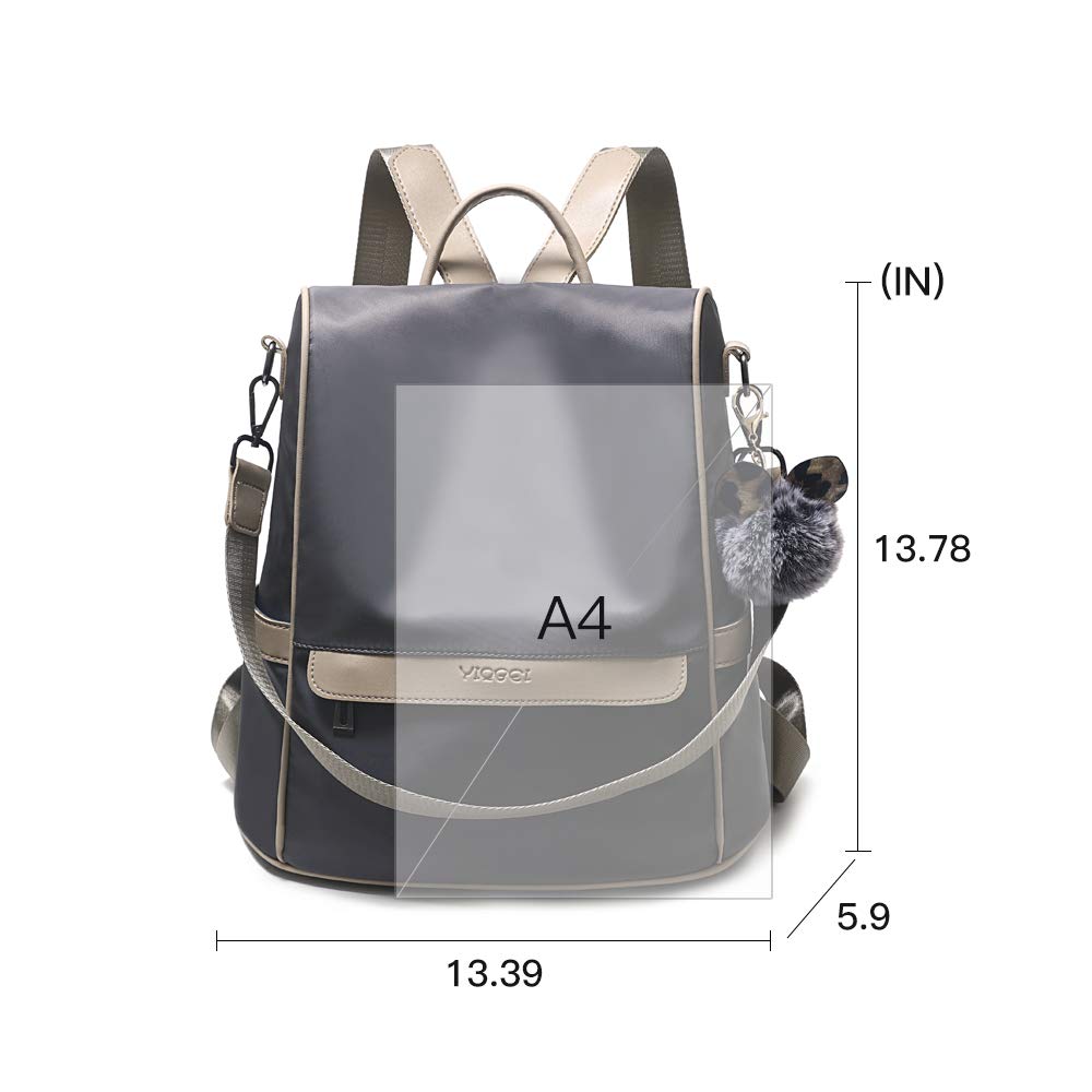 Anti-Theft Women's Backpack Purse - Lightweight Shoulder Bag Satchel Handbag for Travel, Work, School & Shopping - Stylish & Secure Everyday Carry