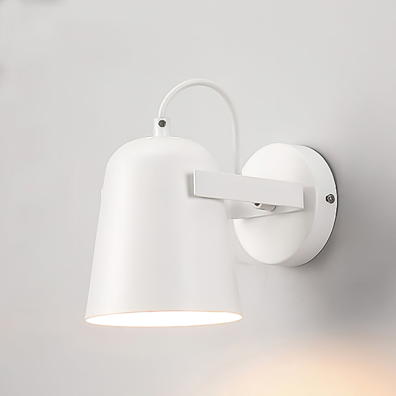 Rotatable Wall Lamp with Adjustable Bells - Modern LED Sconce Light for Bedroom, Living Room & Hallway Decor