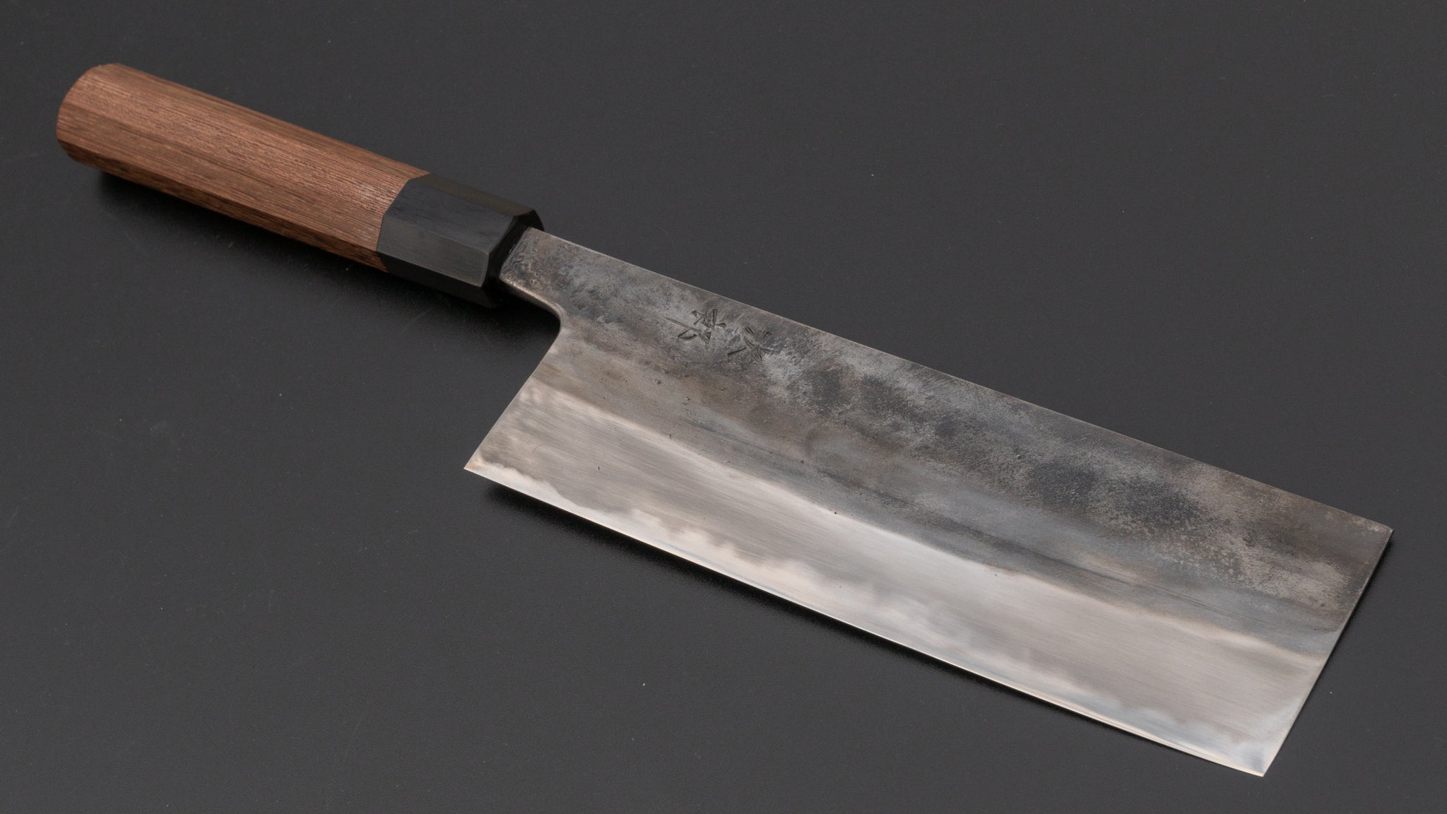 Premium Jiro Tsuchime Wa Nakiri 180mm Japanese Chef Knife with Taihei Tagayasan Handle - Perfect for Sushi, Vegetables & Asian Cuisine Preparation