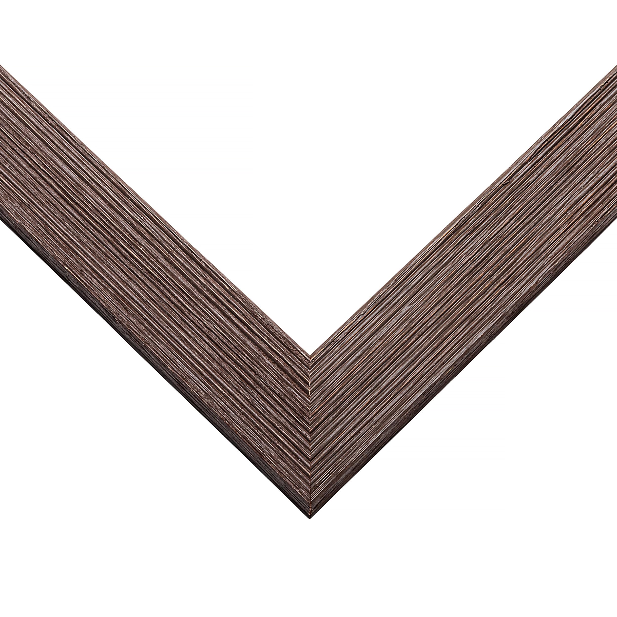 30x30 Rustic Brown Solid Wood Picture Frame - 1.5