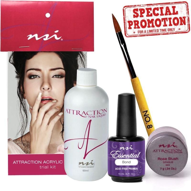 Acrylic Nail Trial Kit for Beginners - Professional DIY Nail Art Starter Set with Glitter & Tools | Perfect for Home Manicure, Salon Practice & Gift Giving