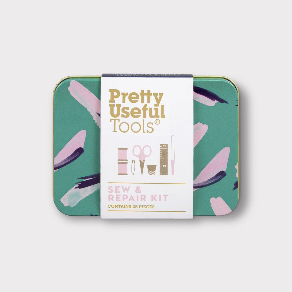 Jungle Strokes Green Sewing & Repair Kit - Portable Needle Threader Set for Clothing, Buttons & Fabric Fixes - Perfect for Travel, Emergency Repairs & DIY Crafting