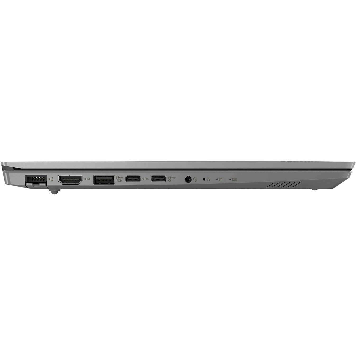 Lenovo ThinkBook 14-IIL 20SL0015US 14-inch Business Laptop - FHD IPS Display, Intel Core i5-1035G1, 8GB RAM, 256GB SSD, Windows 10, Intel UHD Graphics, Mineral Gray (Renewed) - Perfect for Remote Work, Office Productivity & Business Travel