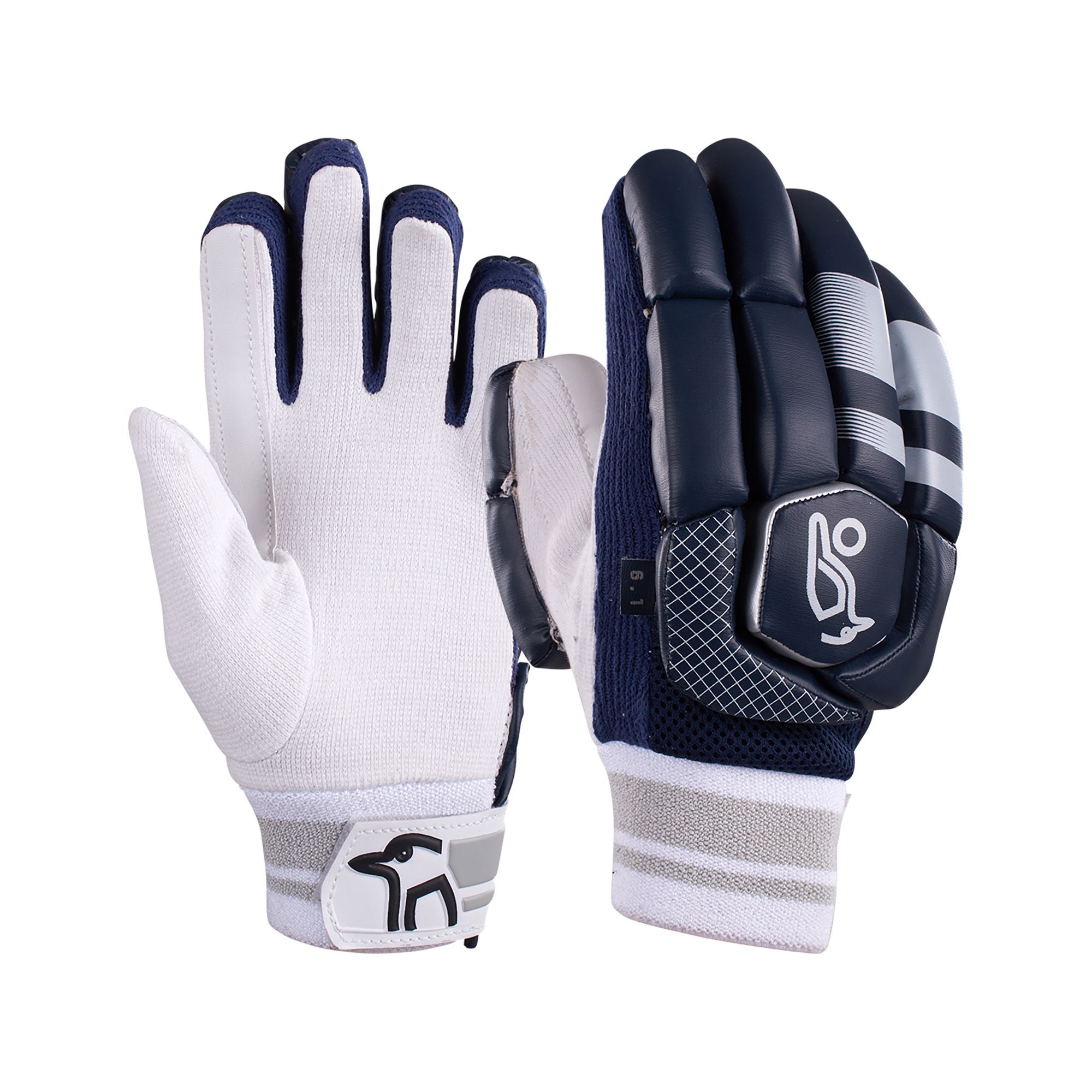 Kookaburra 6.1 T20 Navy Cricket Batting Gloves 2025 - Premium Leather Protection for Cricket Players - Perfect for Training & Matches