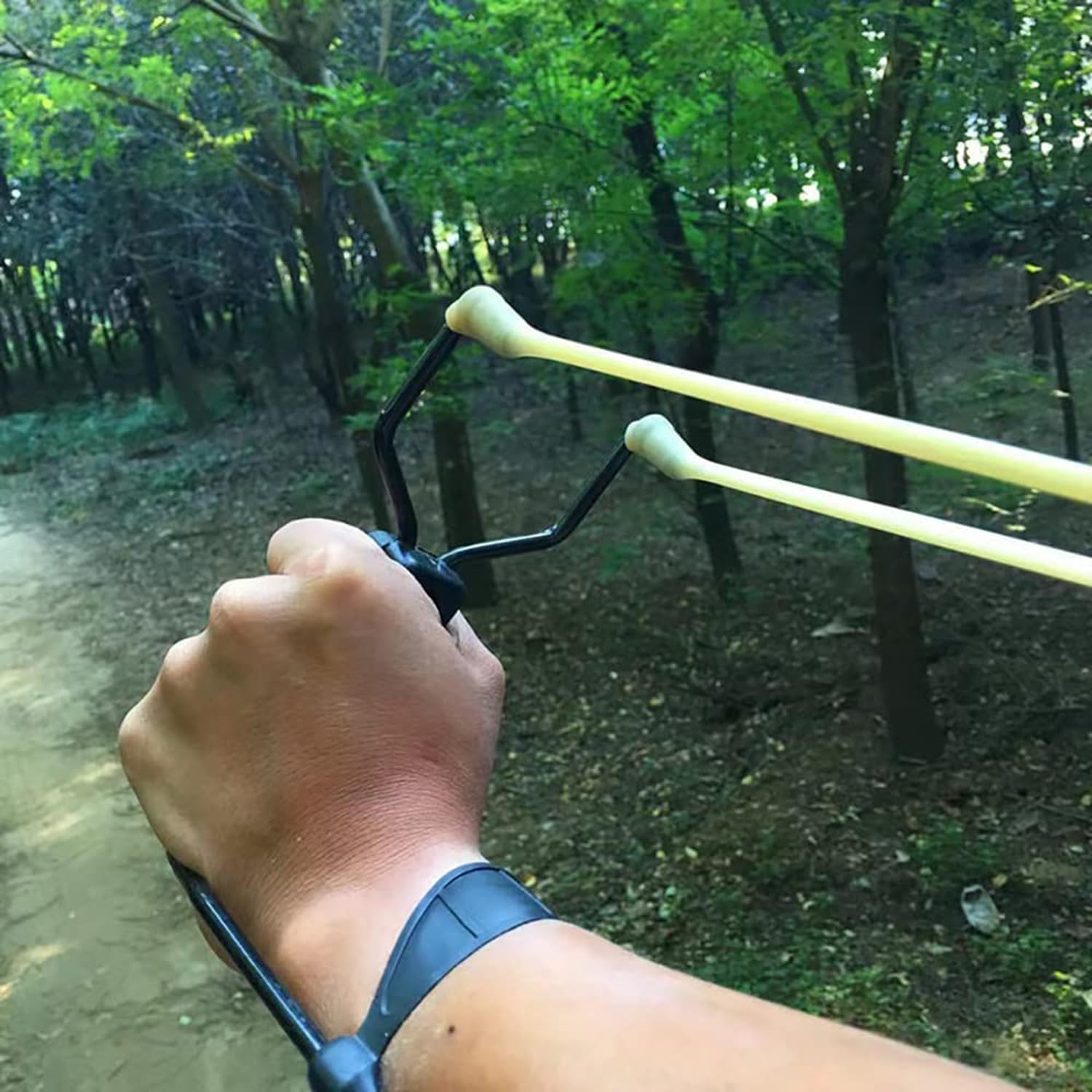 SAHENITEANA Professional Slingshot for Outdoor Sports & Hunting - High-Performance Game Slingshot for Adults, Survival Gear & Outdoor Supplies (Great for Target Practice, Camping & Survival Training)
