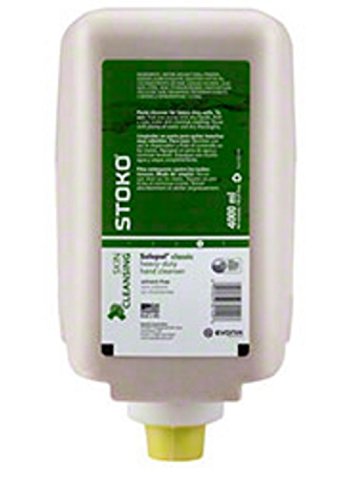 Stoko Solopol Classic 4.0 Liter Bottle Hand Cleaner | Industrial Strength Hand Soap | SAFETY-SH-32140 | Ideal for Workshops, Garages & Healthcare Facilities
