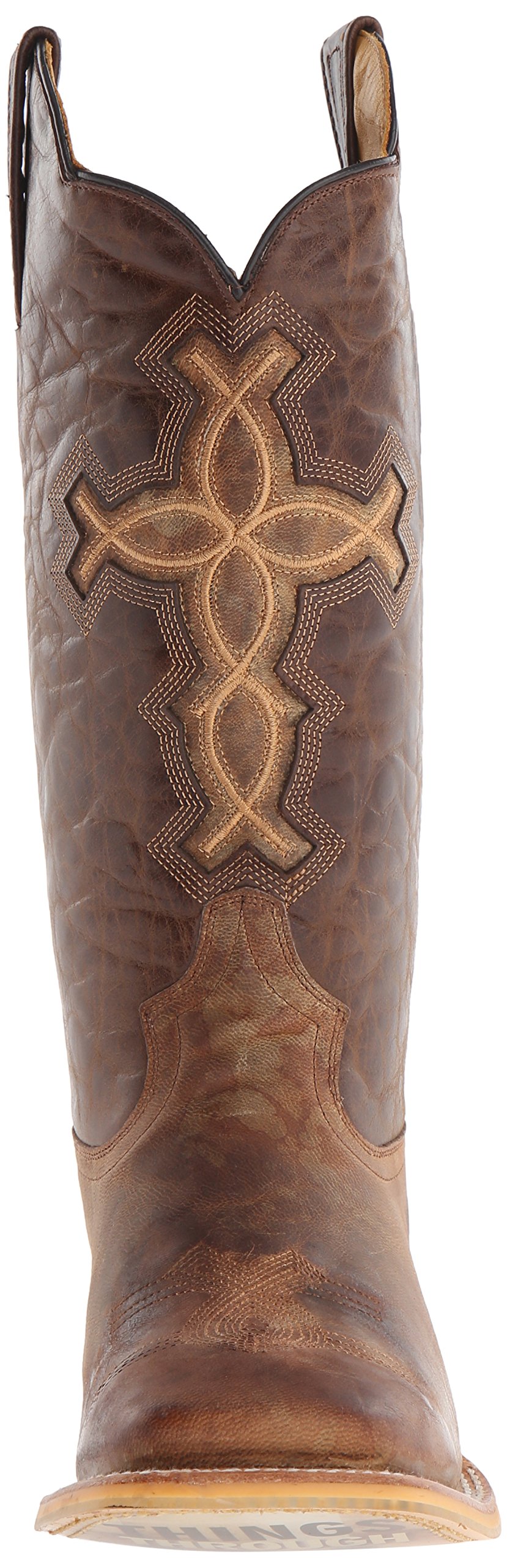 Tin Haul Men's Cowboy Boots - Western Style Leather Boots for Men | Durable & Comfortable Riding Boots for Country, Rodeo & Outdoor Activities