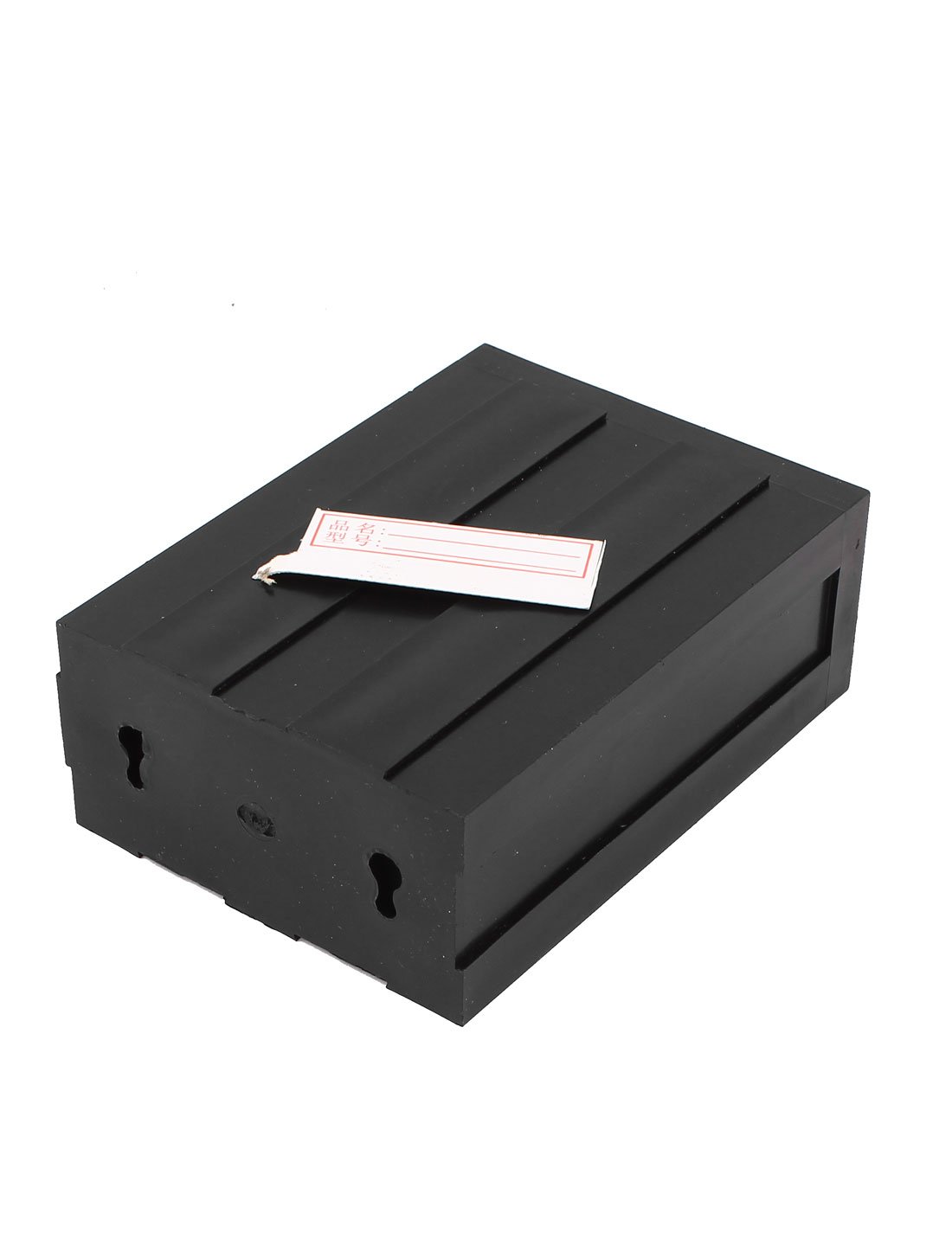 Black Plastic Tool Organizer - 3 Compartment Anti-Static ESD IC Component Storage Box with Drawers | Perfect for Electronics Repair, Workshop Organization & Small Parts Storage