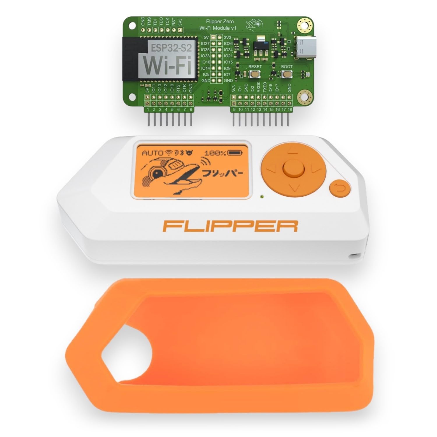 Flipper Zero Starter Kit - Multi-Tool Hacker Device with WiFi Board & Silicone Case | Perfect for Cybersecurity, Penetration Testing & DIY Electronics Projects