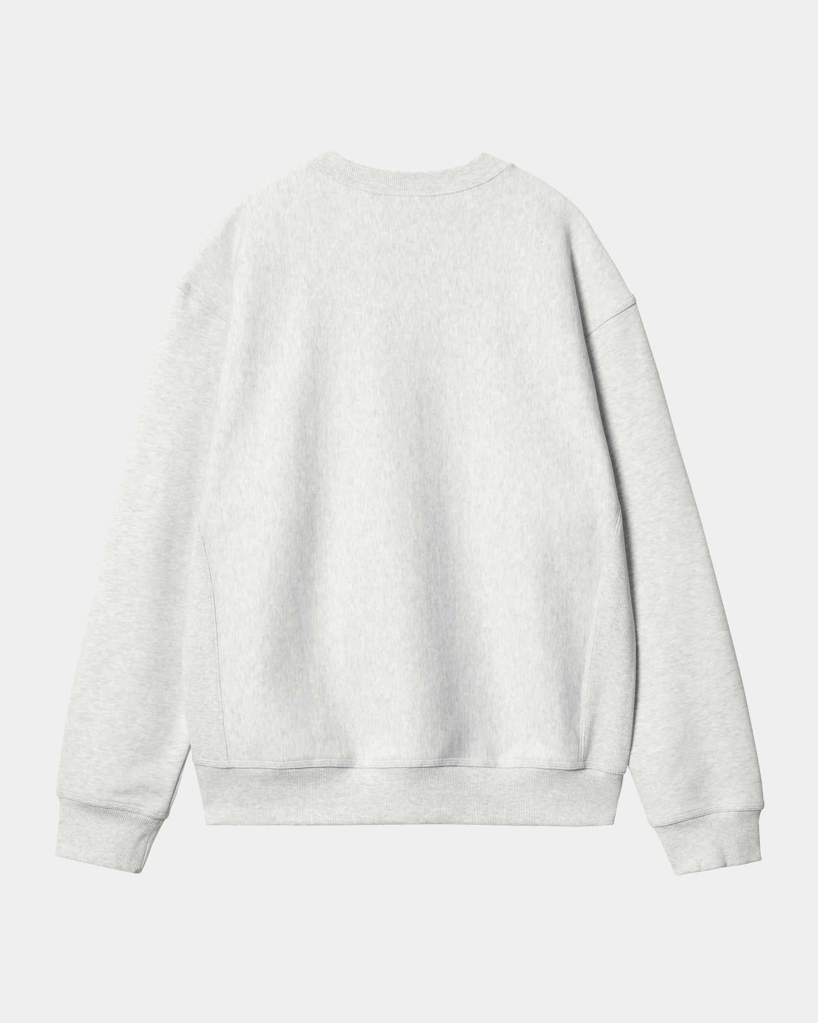 American Script Sweatshirt | Ash Heather Color | Comfortable Cotton Pullover | Perfect for Casual Wear, Street Style & College Outfits