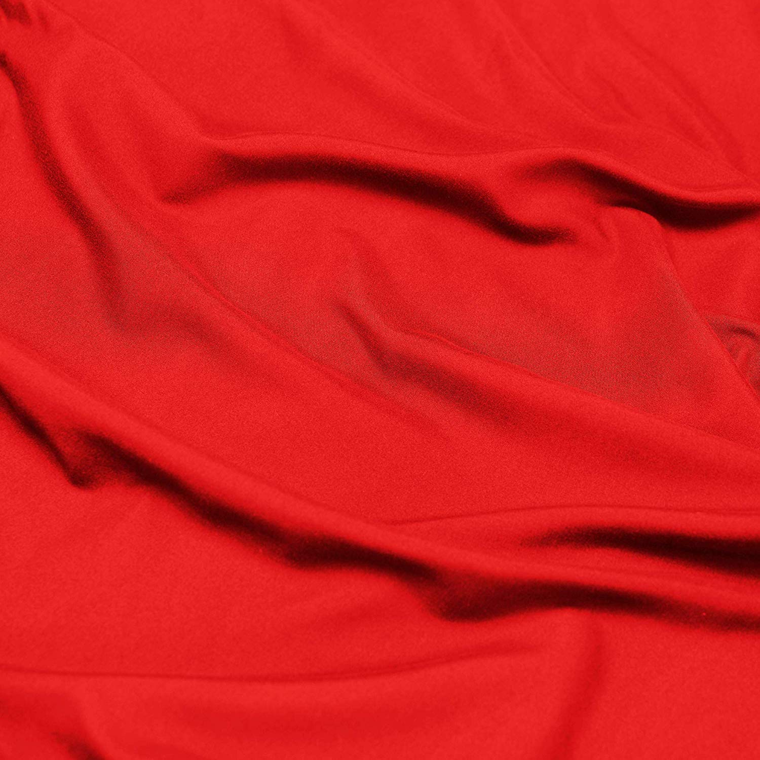 Premium 300 GSM Organic Cotton Bedding Set - 2 Piece Duvet Cover & Comforter, 1200 Thread Count (Red, Twin Size) for Cozy Bedroom & Guest Room Decor