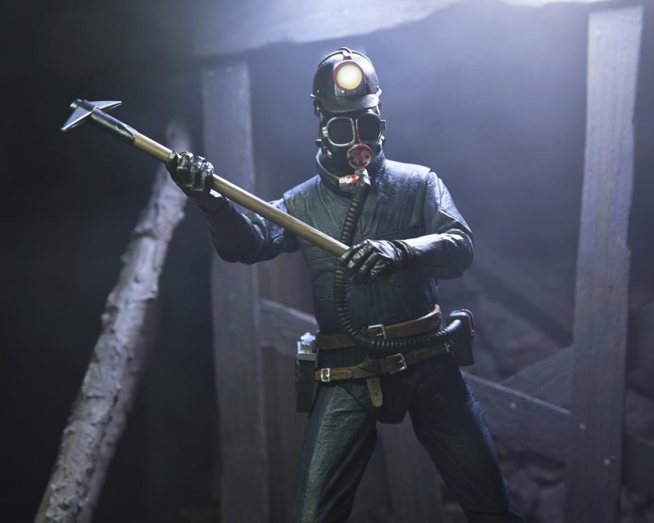 My Bloody Valentine Ultimate Miner Action Figure - Collectible Horror Toy for Fans, Perfect for Display & Halloween Decor