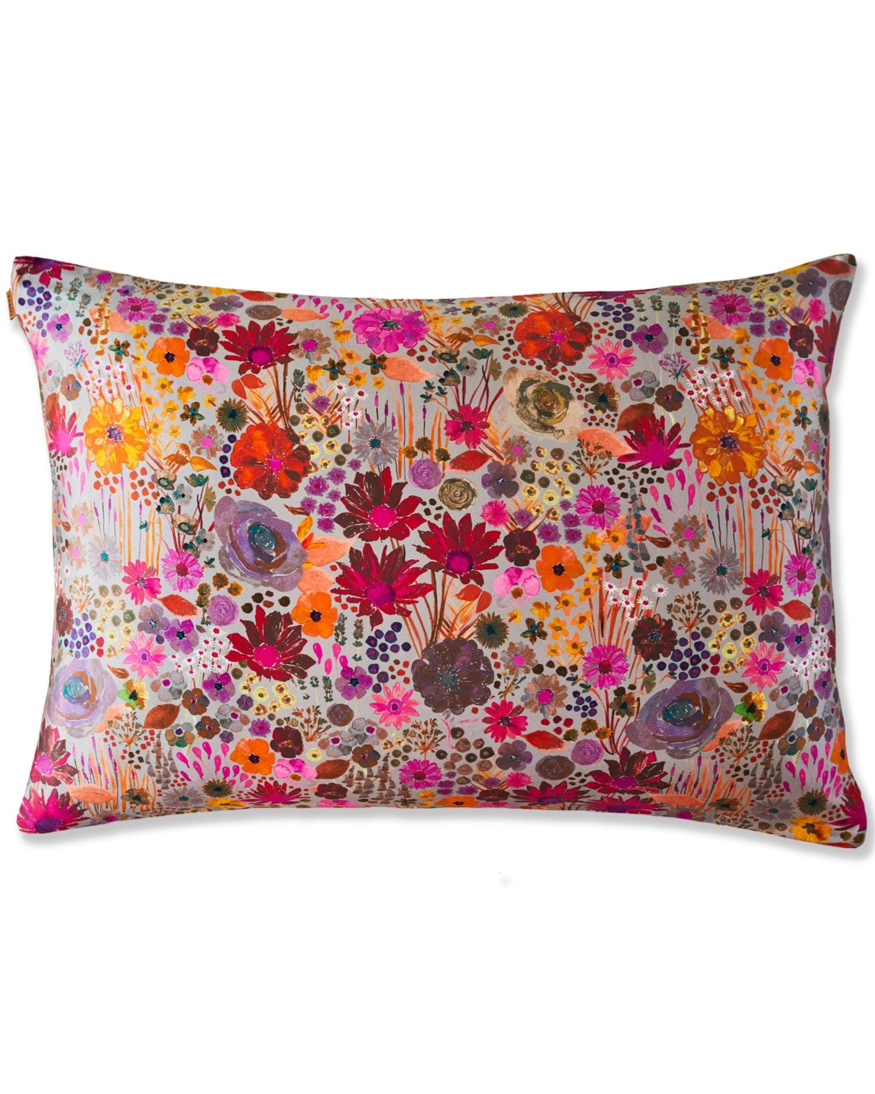 Field of Dreams Silk Pillowcase for Hair & Skin - 100% Pure Mulberry Silk Pillow Cover with Zipper (19x26 inches) - Luxury Bedding for Anti-Wrinkle, Anti-Frizz & Hair Care - Perfect for Beauty Sleep & Travel