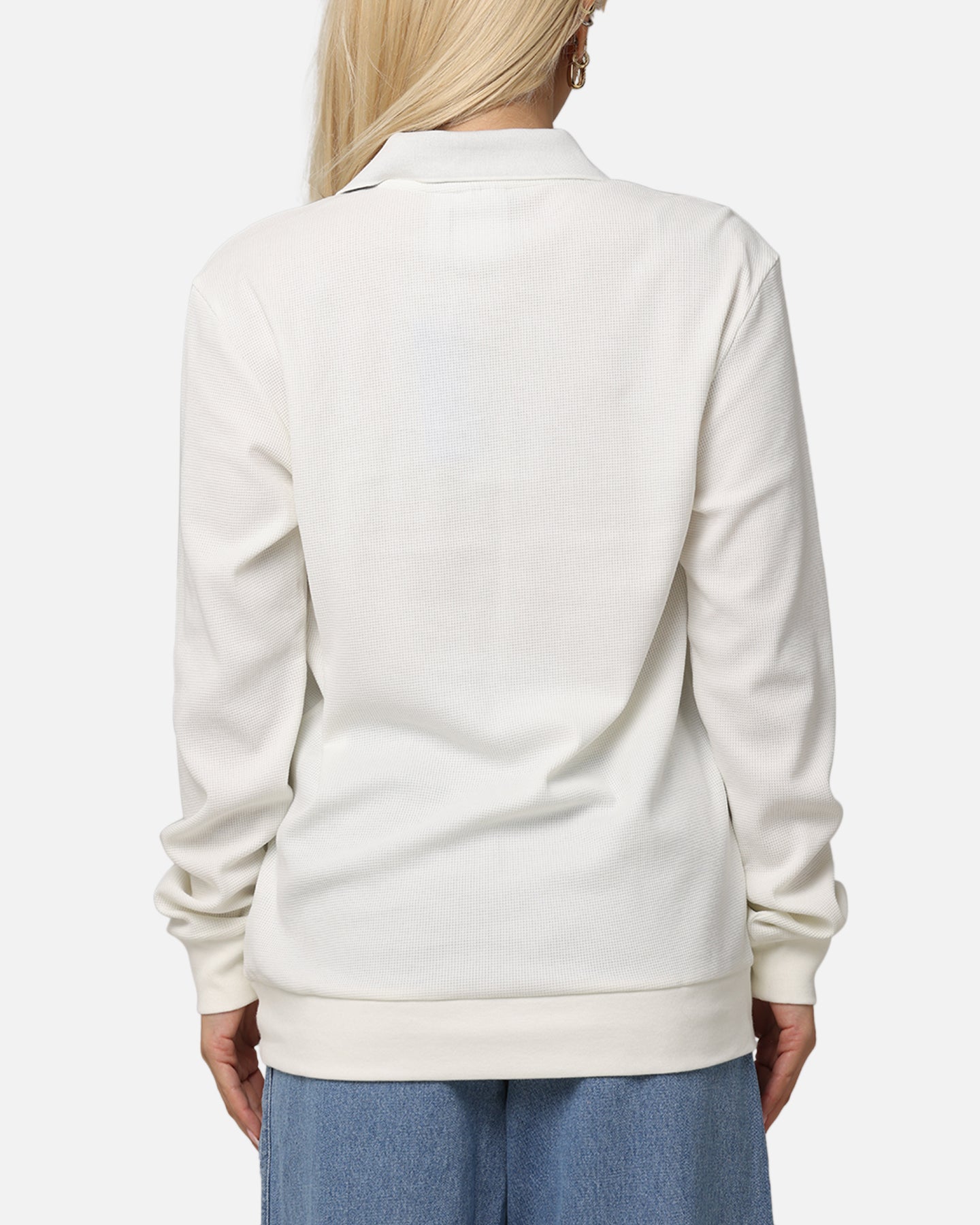 Adidas Men's Long Sleeve Polo Shirt - Breathable Performance Golf Shirt, Moisture-Wicking Casual Work Shirt in Off White | Perfect for Golf, Office & Business Casual Wear