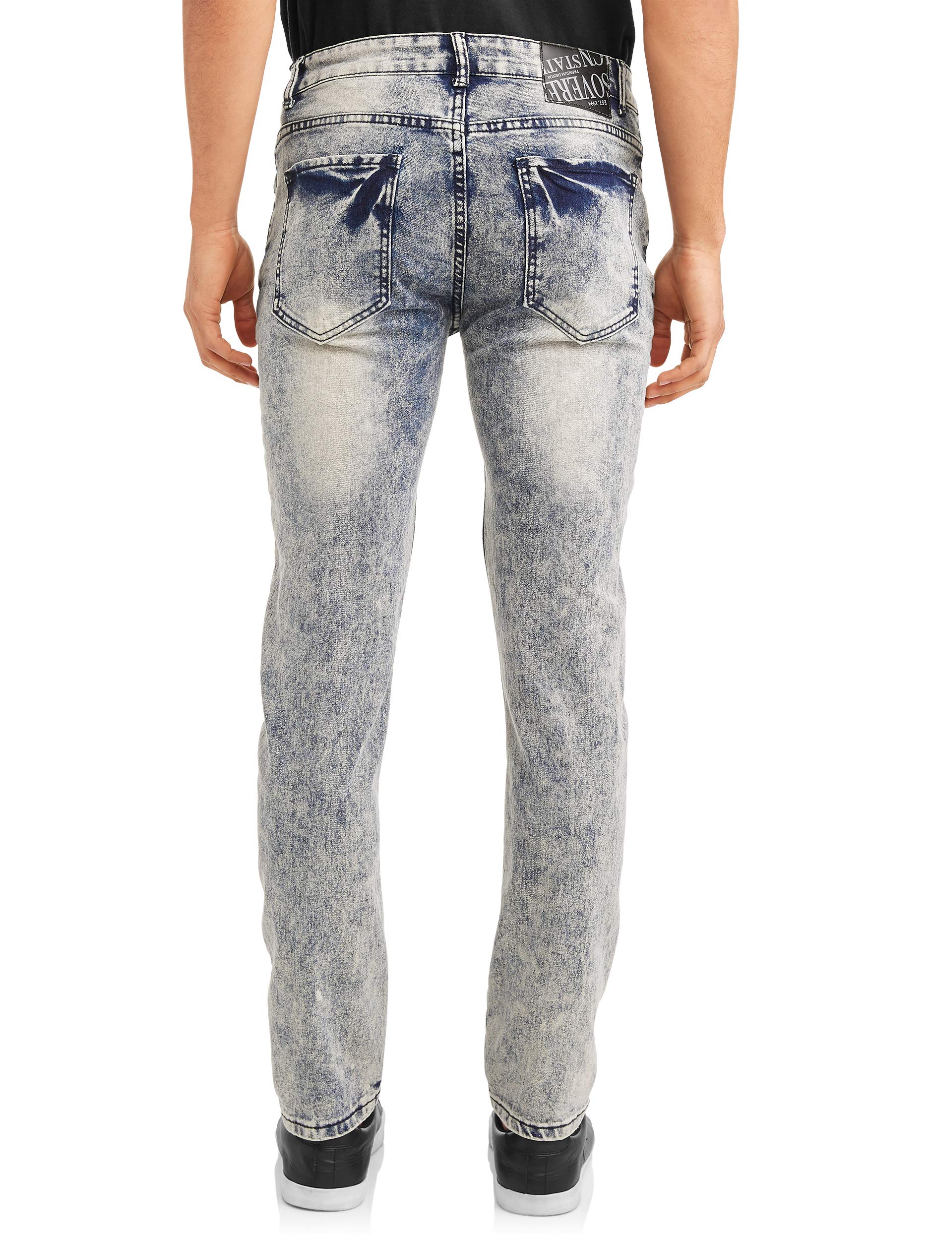 Premium Stretch Denim Jeans for Men - 5-Pocket Comfort Fit Light Wash | Casual Wear, Office & Weekend Outfits
