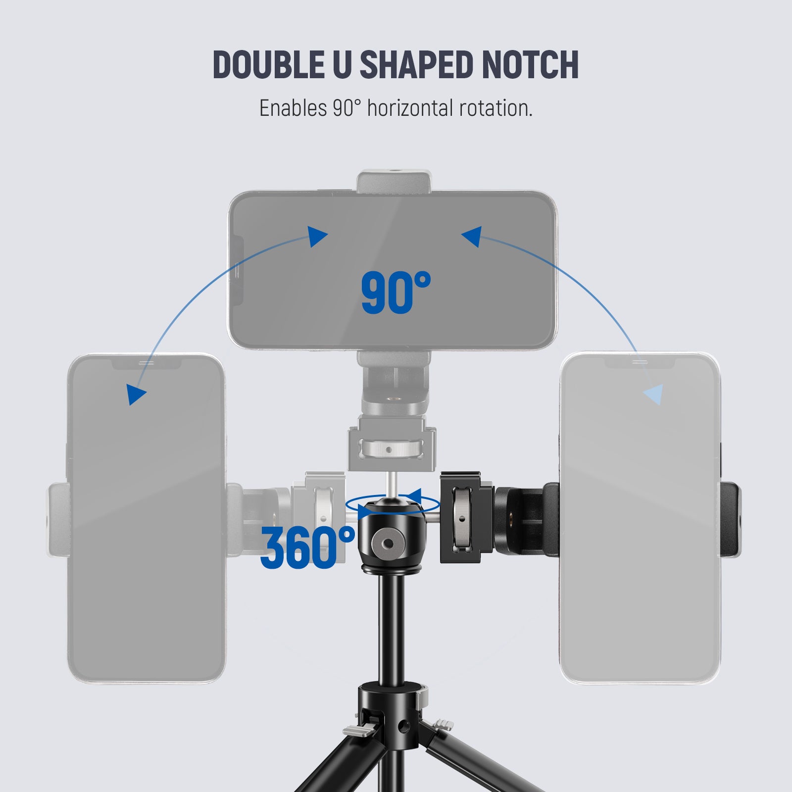 NEEWER TP32 Compact Aluminum Alloy Desktop Mini Tripod Stand for DSLR Camera, Smartphone, Webcam - Perfect for Vlogging, Live Streaming & Photography