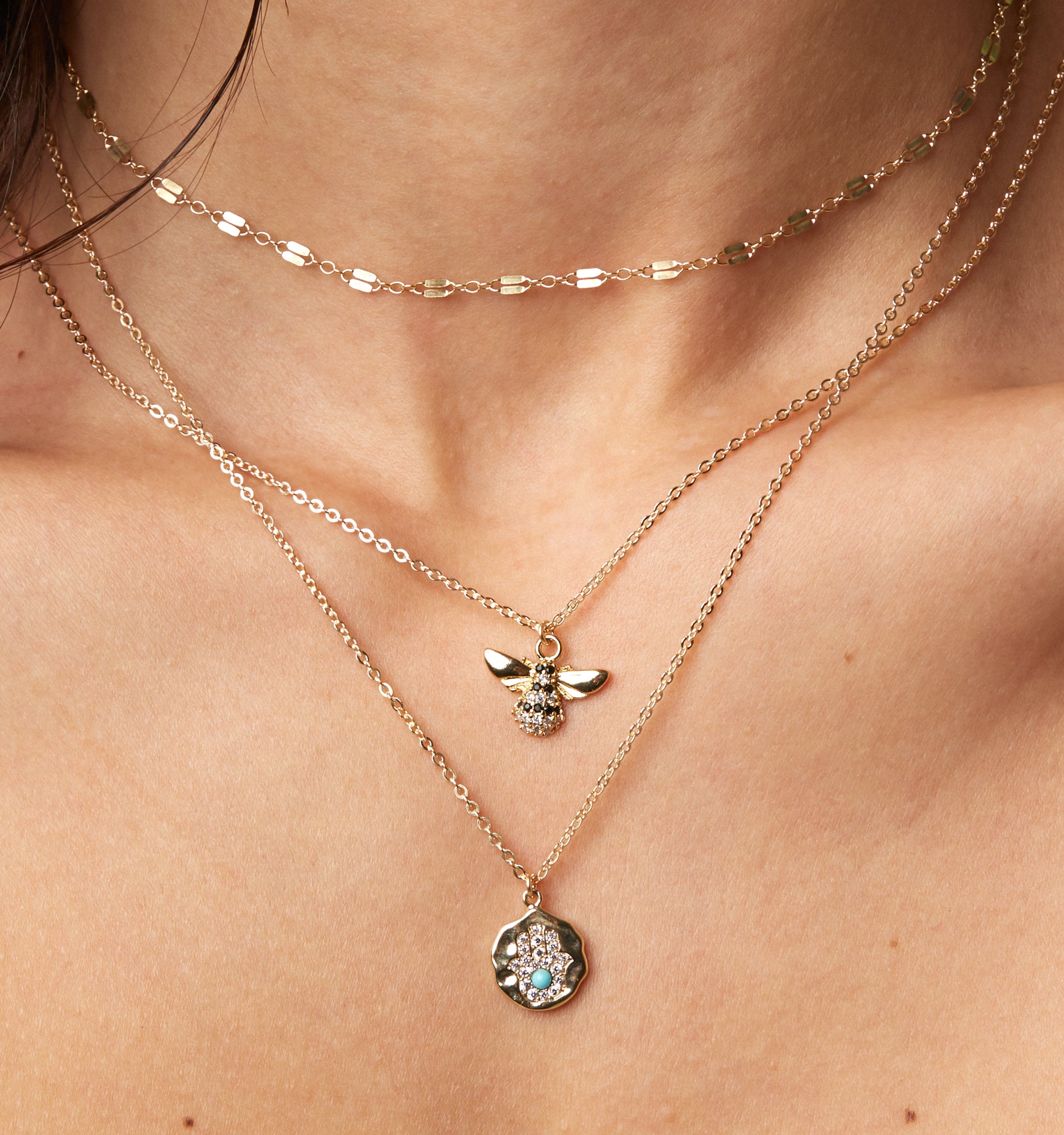 Dainty Bee Necklace - Elegant Gold Bee Pendant Jewelry for Women, Perfect for Everyday Wear, Gifts & Special Occasions