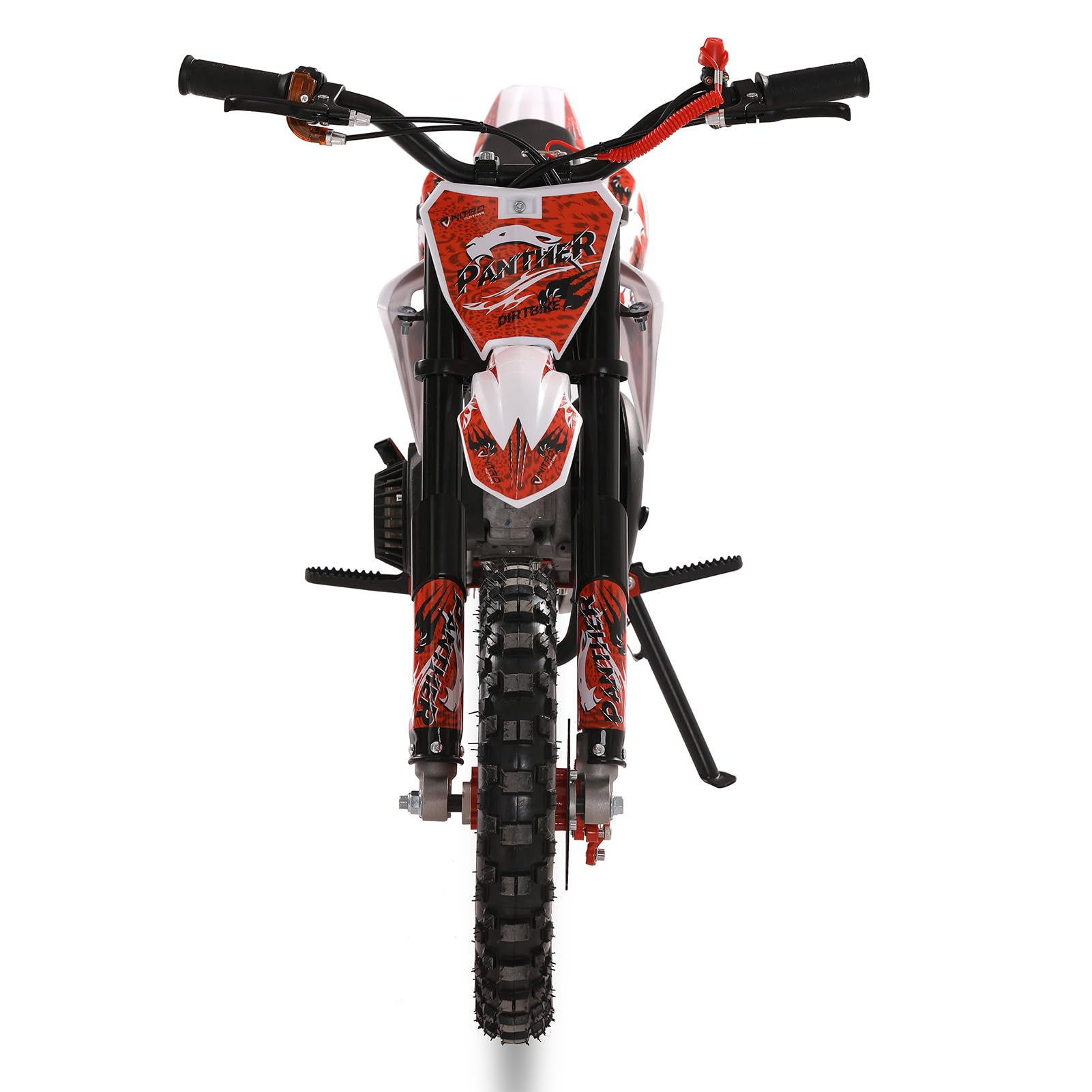 49cc Kids Dirt Bike Gas Motorcycle - 2-Stroke Mini Bike for Adults & Children - High-Speed 40km/H Off-Road Pocket Rocket with Front/Rear Disc Brakes - Perfect for Backyard Racing, Trail Adventures & Motocross Training