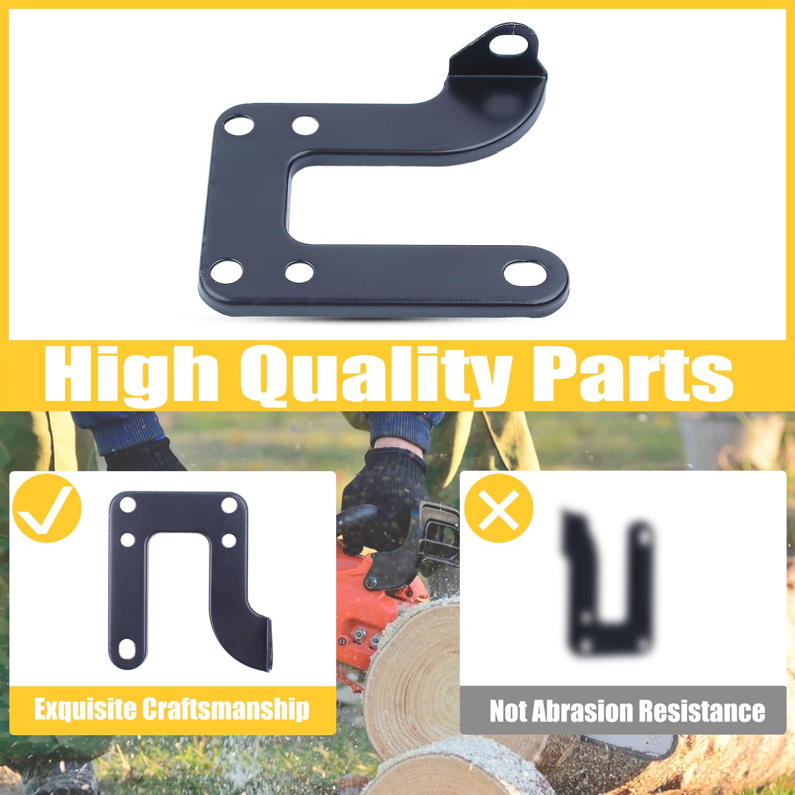 Husqvarna 268 61 272 272XP 272K Chainsaw Muffler Bracket Support 503535901 - Durable Replacement Part for Outdoor Power Equipment Maintenance & Repair