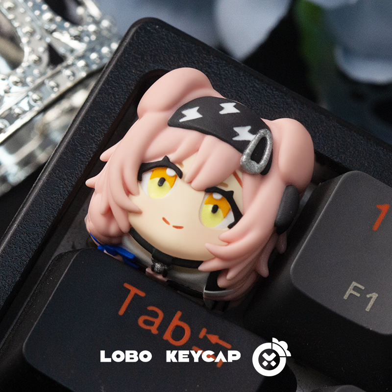 Custom Arknights Themed Resin Keycaps - Personalized, Multi-Color Mechanical Keyboard Accessories for Gaming & Office Use