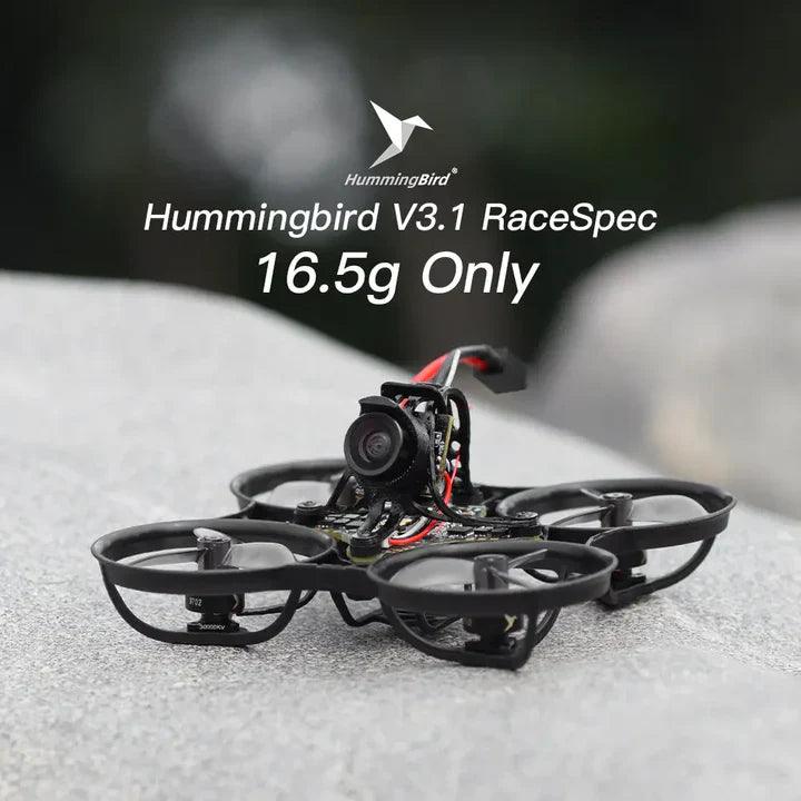 PRE ORDER NewBeeDrone Hummingbird V3.1 RaceSpec 16.5g 1S Analog ELRS 2.4GHz BNF Brushless FPV Whoop Drone - Lightweight Racing Drone for FPV Enthusiasts, Indoor/Outdoor Flying and Freestyle Practice