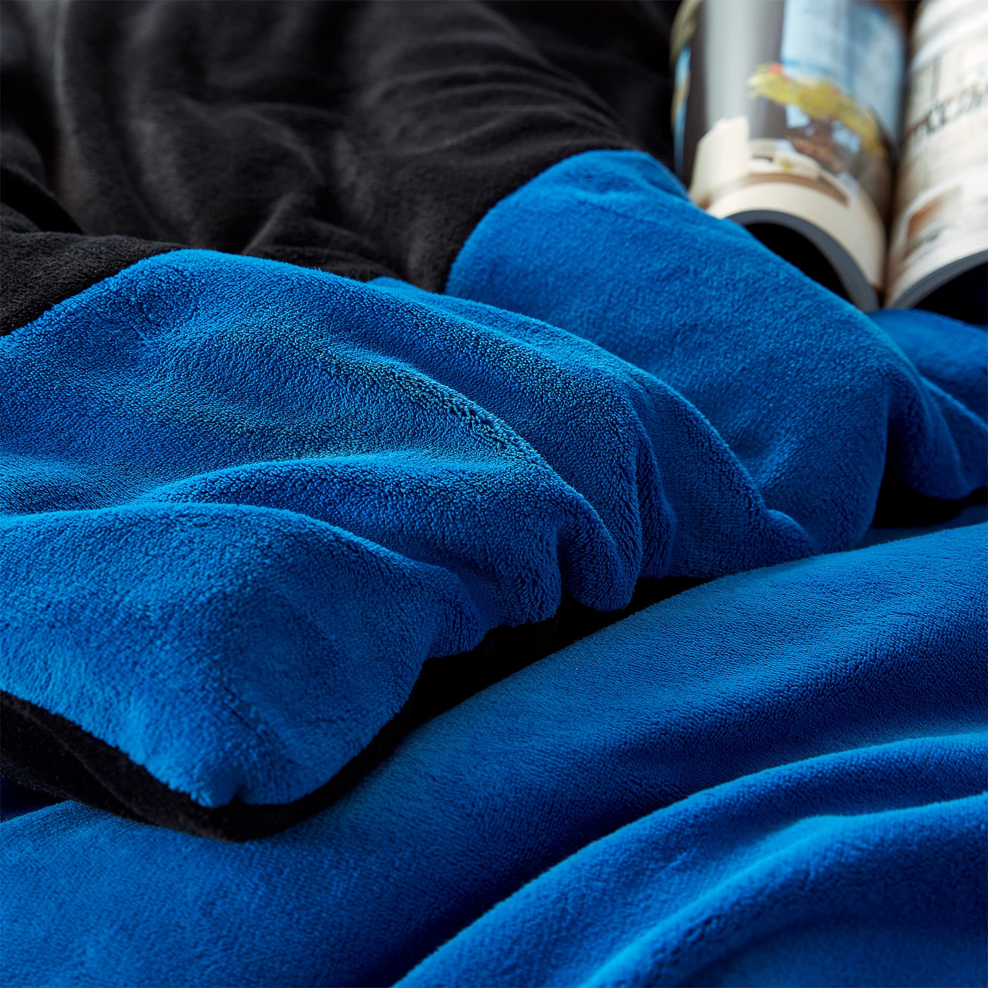 Byourbed Even Heroes Need Sleep - Coma Inducer® Twin XL Comforter - Ultra Thick Blue Line Bedding for Police, Firefighters & First Responders - Perfect for Shift Workers & Emergency Personnel