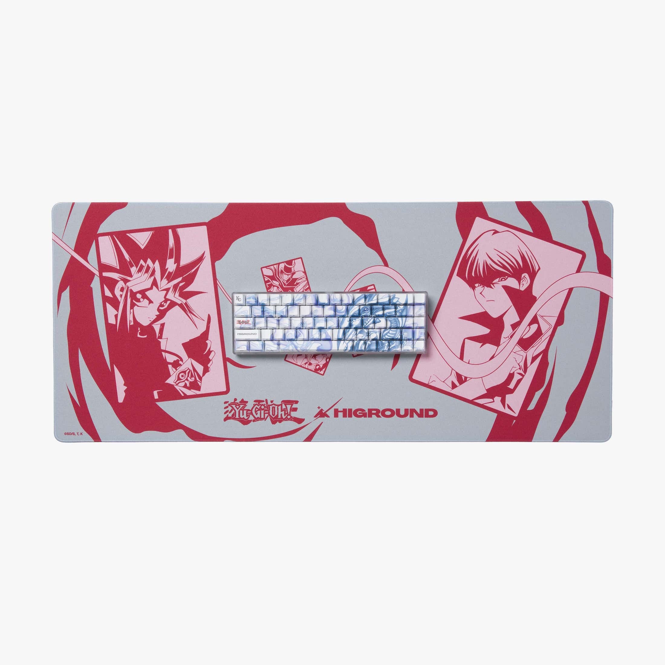 YGO x HG Large Gaming Mouse Pad - Yugi & Kaiba Themed for Yu-Gi-Oh! Fans - Perfect for PC Gaming, Office Work, and Anime Collectors
