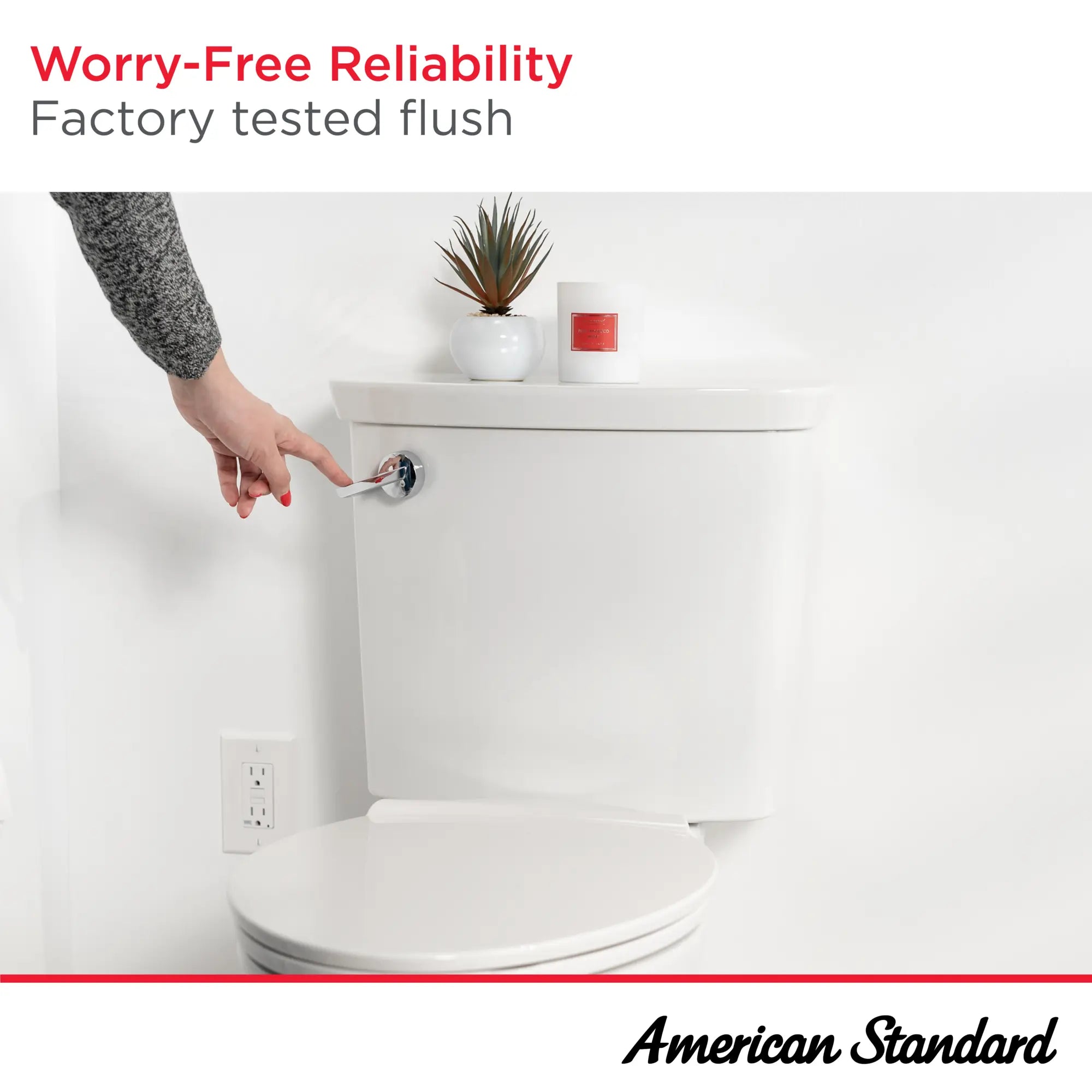 Cadet® Two Piece Pressure Assist 1.6 GPF/6.0 LPF Chair Height Elongated EverClean® Toilet - Perfect for Modern Bathrooms & Water-Efficient Homes