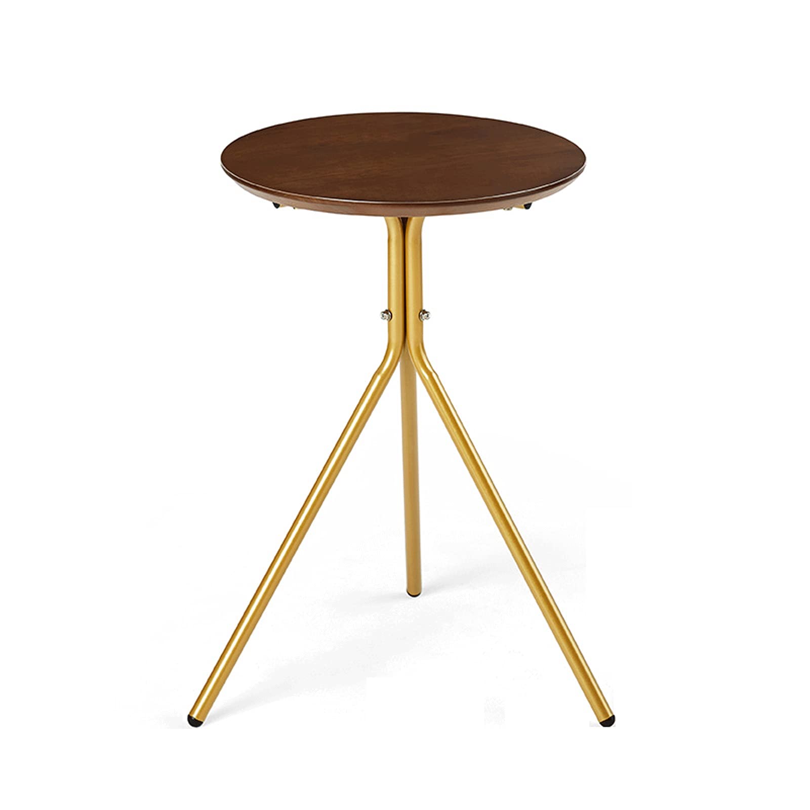 Round Wood Coffee Table - Modern Side Table for Sofa, Living Room & Bedroom | Lightweight & Stylish End Table for Small Spaces, Corner Decor