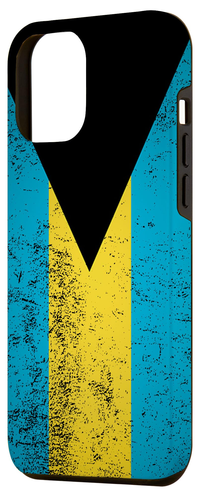 iPhone 12 Pro Max Case - Vintage Bahamas Flag Design, American & Caribbean Style Protective Phone Cover | Perfect Gift for Travel Lovers & Island Vibes Enthusiasts