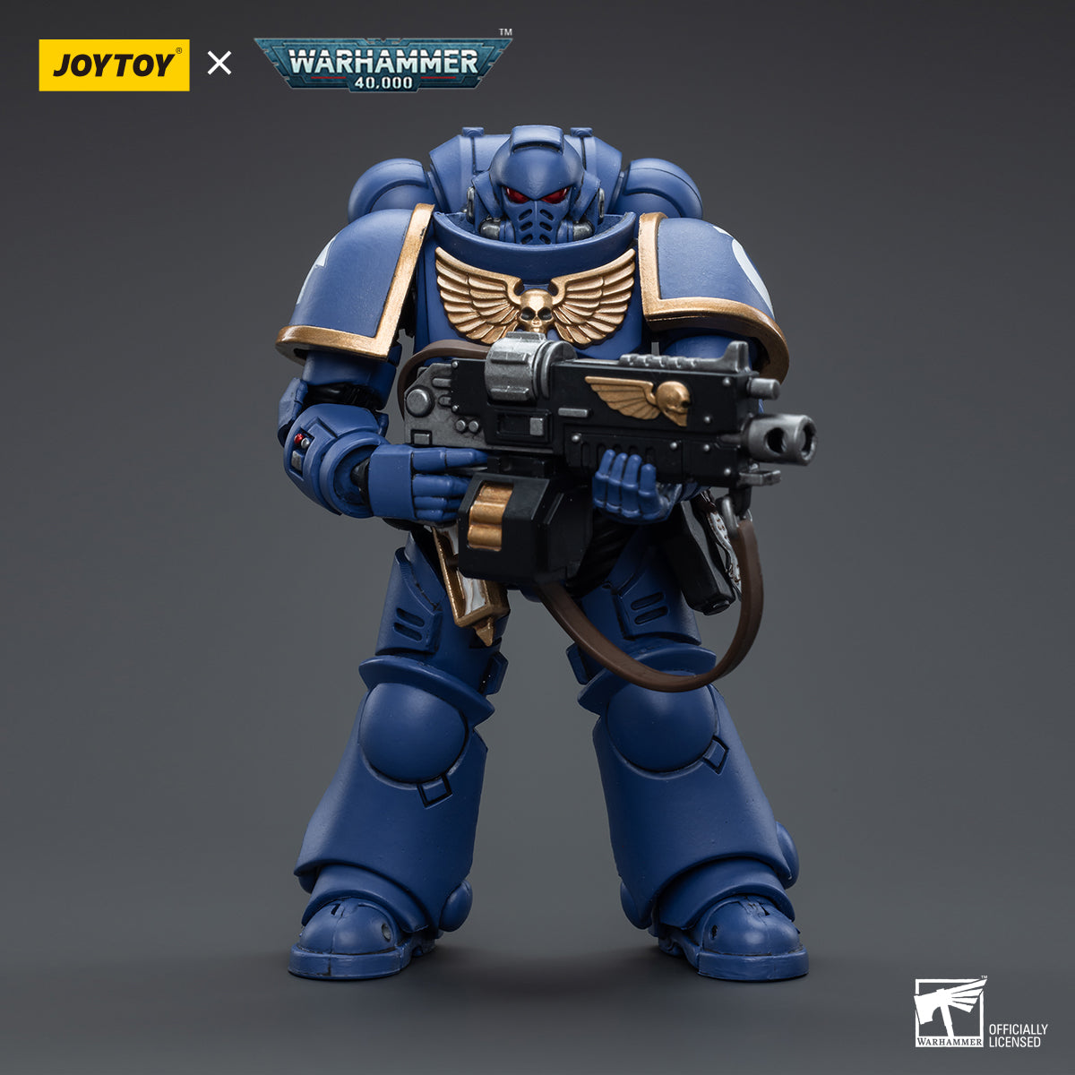 JOYTOY 1/18 Scale Warhammer 40K Intercessors Action Figure Set (4pcs) - Highly Detailed Collectible Miniatures for Tabletop Gaming & Display - Perfect for Warhammer Fans and Sci-Fi Collectors