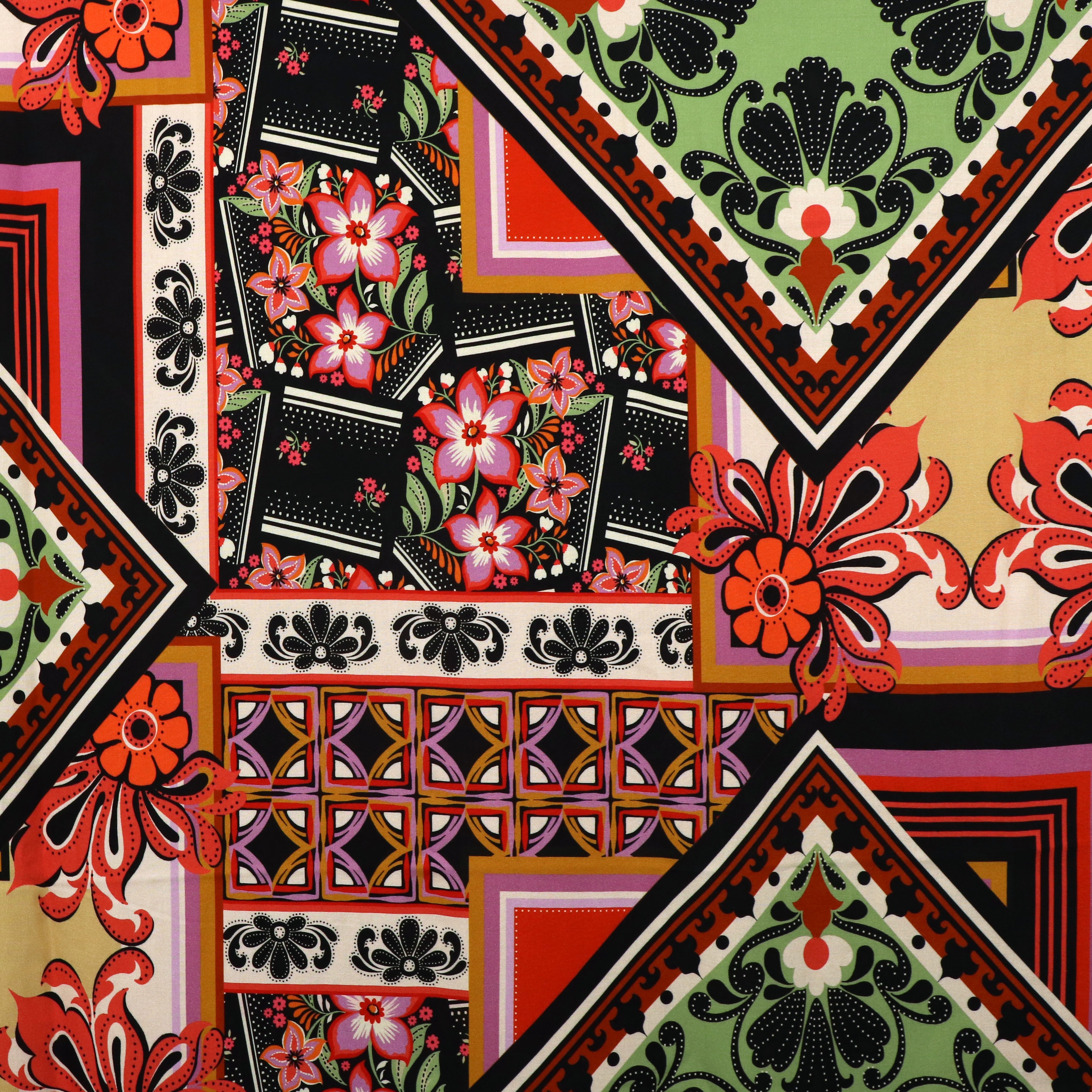 Viscose Lawn Fabric with Lenzing™ EcoVero™ Fibers | Floral Print Design | Sew Me Sunshine Exclusive | Perfect for Dresses, Skirts & Summer Apparel