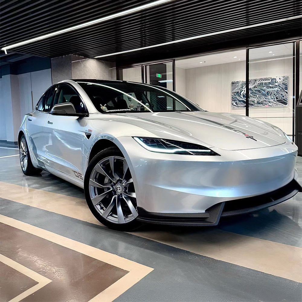 2024 Tesla Model 3 Custom Fit ABS Body Kit (9-Piece) - High Performance Aerodynamic Upgrade for Enhanced Style & Durability | Perfect Fitment for Sports Look | Great for Car Enthusiasts & Street Racing
