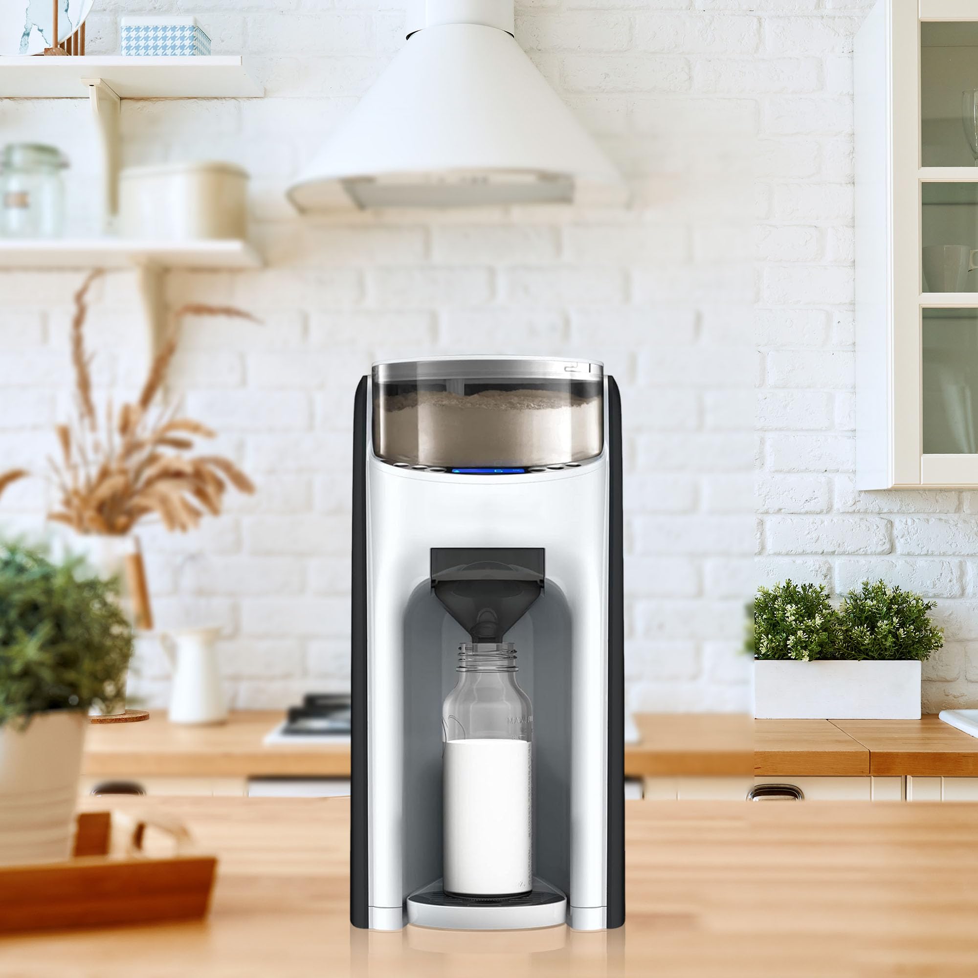 Baby Brezza Formula Dispenser Replacement Funnel & Cover Set (Grey) - Compatible with Baby Brezza Machines - Perfect for Quick & Mess-Free Bottle Feeding at Home or On-the-Go