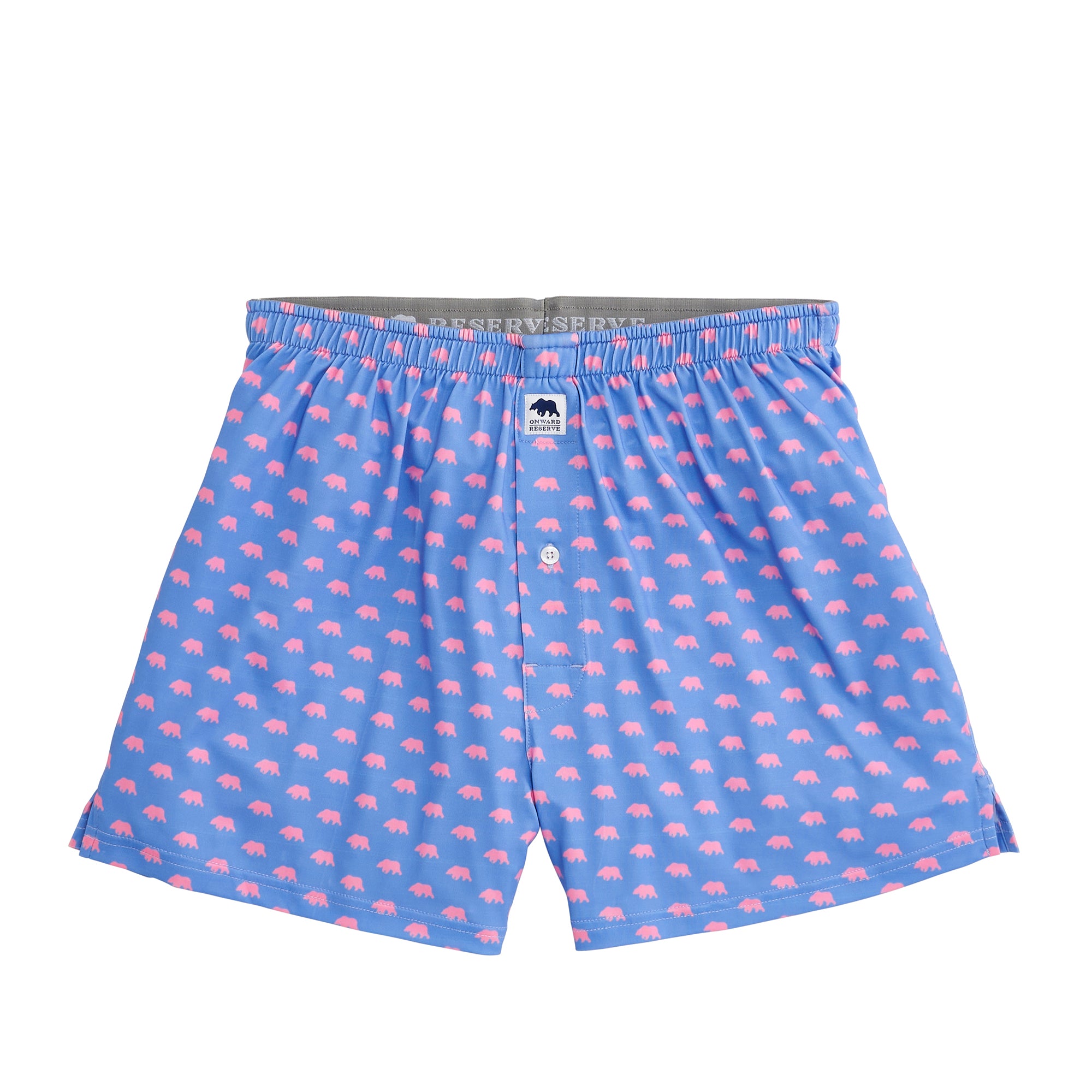 Bear Logo Performance Boxer Briefs for Men - Breathable Open Air Design - Comfortable Underwear for Sports, Gym & Everyday Wear