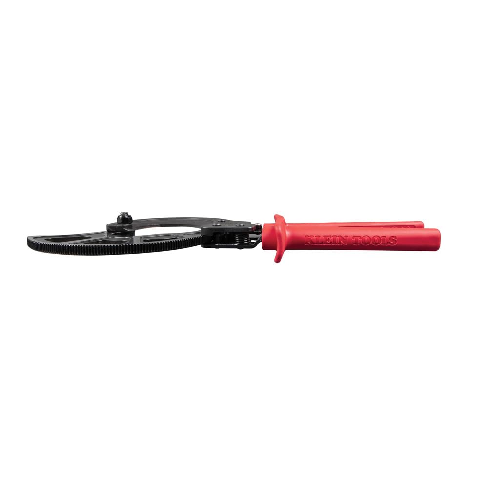 Klein Tools 63750 Ratcheting Cable Cutter - Professional 1000 MCM Wire Cutting Tool for Electricians | Perfect for Cable Preparation & Electrical Installations