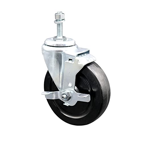 Swivel - Top Lock Brake - Black