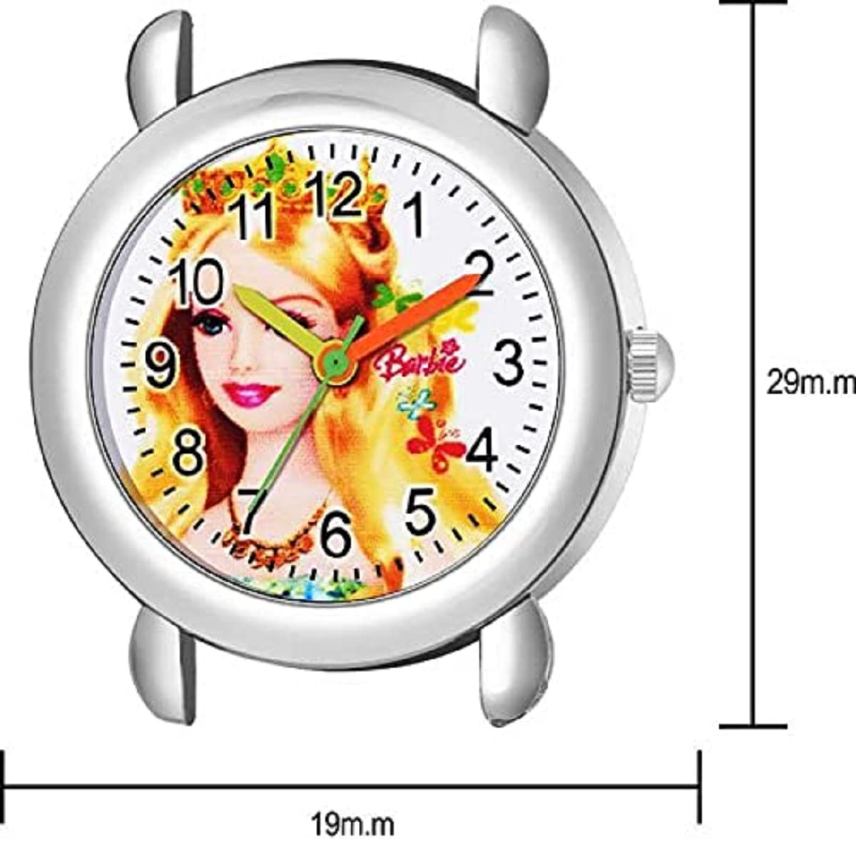 Rozti White Dial Barbie & Pink M2 Combo Love Watch - Analog Girls Wristwatch for Kids (Pink) | Perfect Gift for Birthday, Christmas & Special Occasions