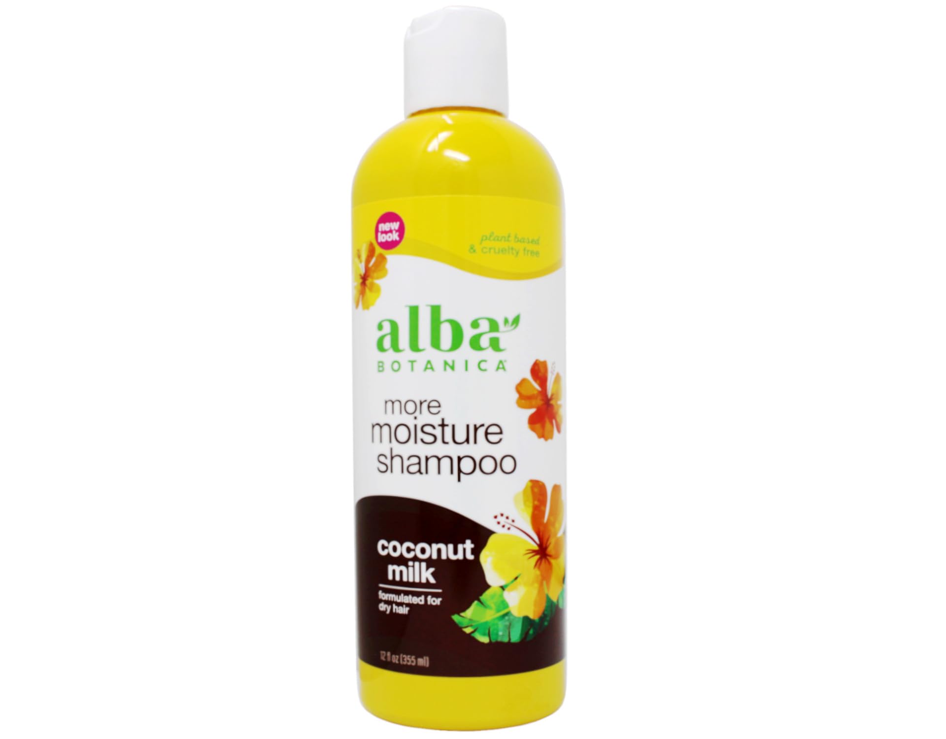 Alba Botanica Hawaiian Coconut Milk Shampoo - 12 oz (Pack of 10) - Hydrating & Nourishing for Dry Hair - Perfect for Daily Use & Salon Quality Results