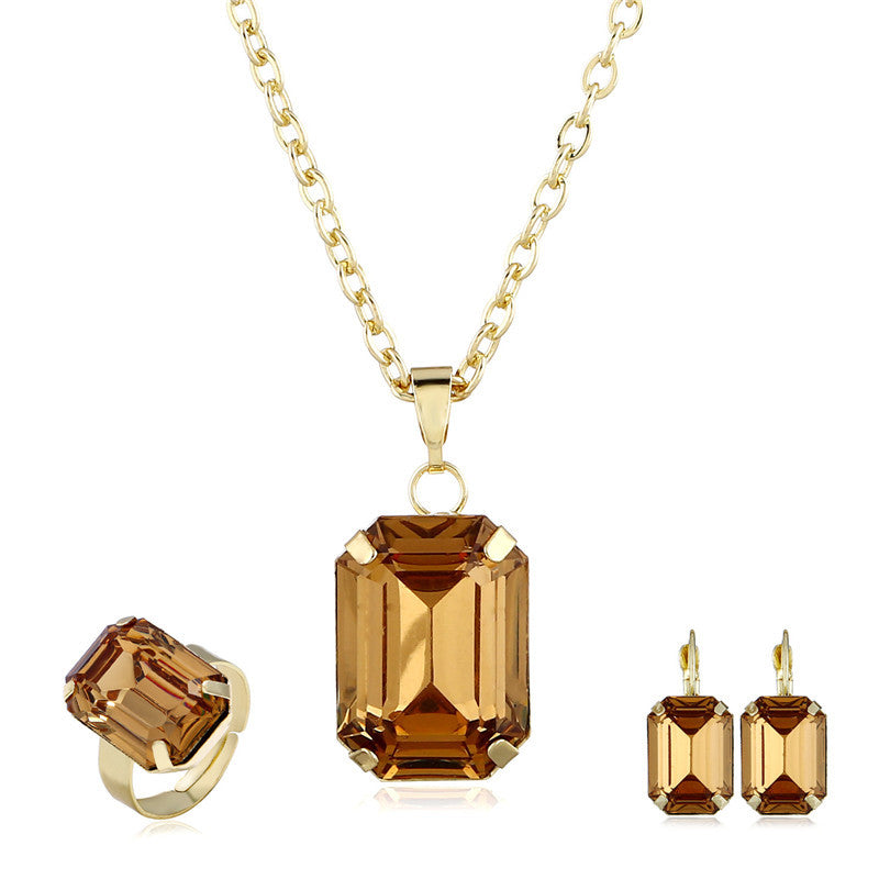 Elegant European & American Bridal Jewelry Set - Wedding, Engagement & Special Occasion Accessories for Brides