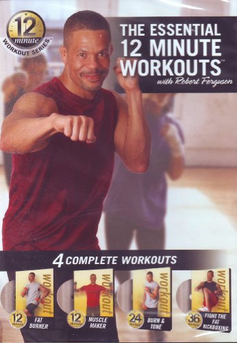 12 Minute Workouts for Fat Burning & Muscle Building - Burn & Tone Exercises with Kickboxing by Robert Ferguson | Perfect for Home Fitness & Quick Gym Sessions