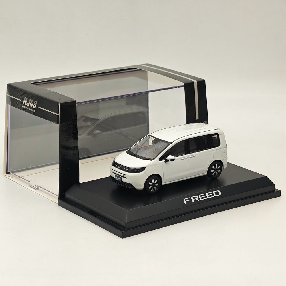 1/43 Scale Honda FREED Platinum White Pearl Diecast Model Car - Hobby Japan HJ431009WP - Collectible Miniature Vehicle for Display & Gifts