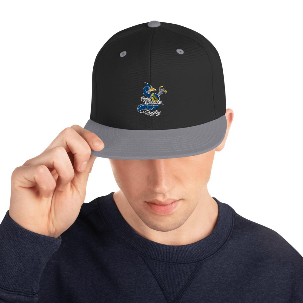 Flying Emus Snapback Hat - Adjustable Baseball Cap for Men & Women - Trendy Casual Streetwear - Perfect for Outdoor Sports, Concerts, and Everyday Fashion