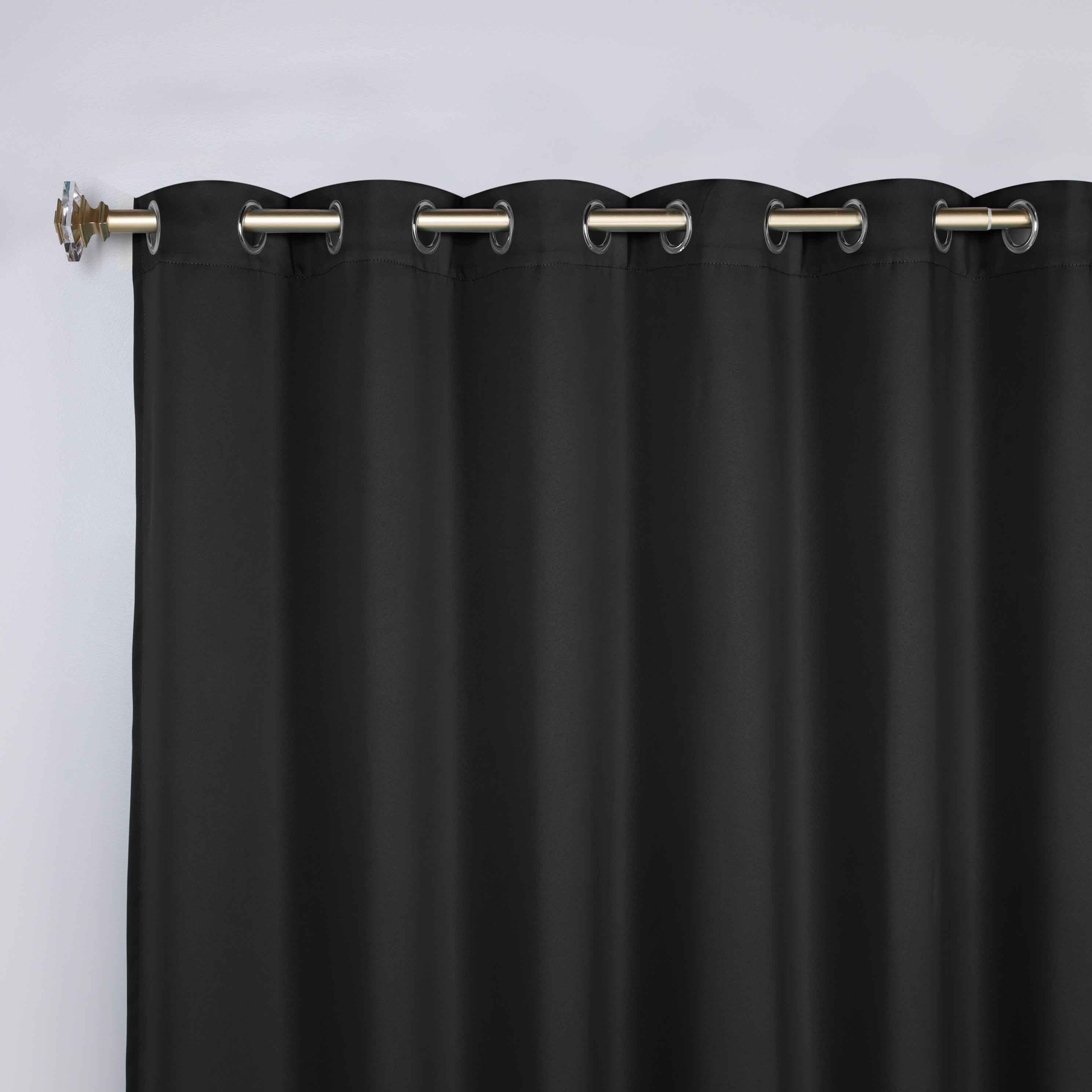 Classic Modern Solid Blackout Curtain Panels - Set of 2 for Bedroom & Living Room - Light Blocking Thermal Insulated Window Drapes for Home Decor