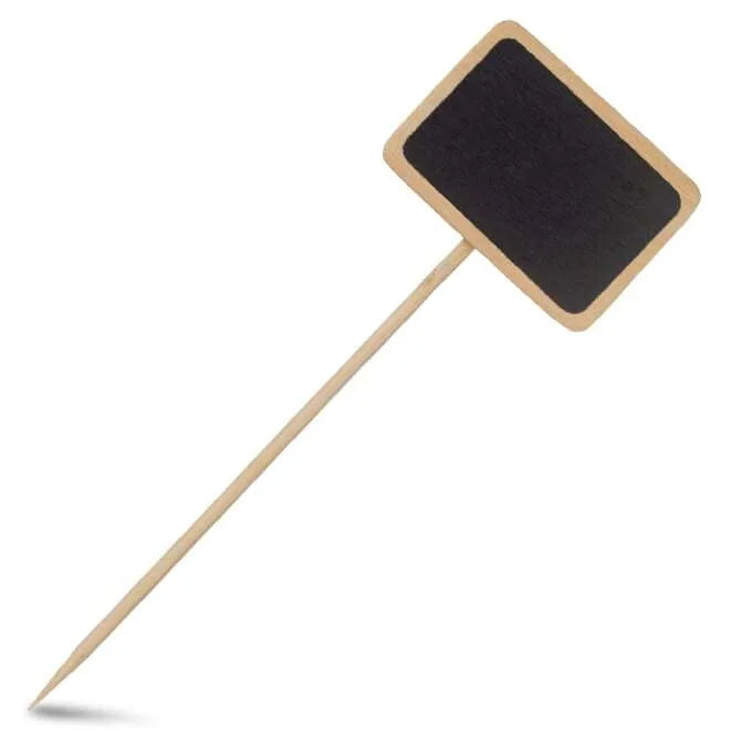 Comatec Slate Stick Cocktail Picks - 12 Pack Reusable Natural Stone Appetizer Skewers for Martini, Olive, Cheese & Fruit - Perfect for Home Bars, Parties & Wedding Cocktail Garnishes