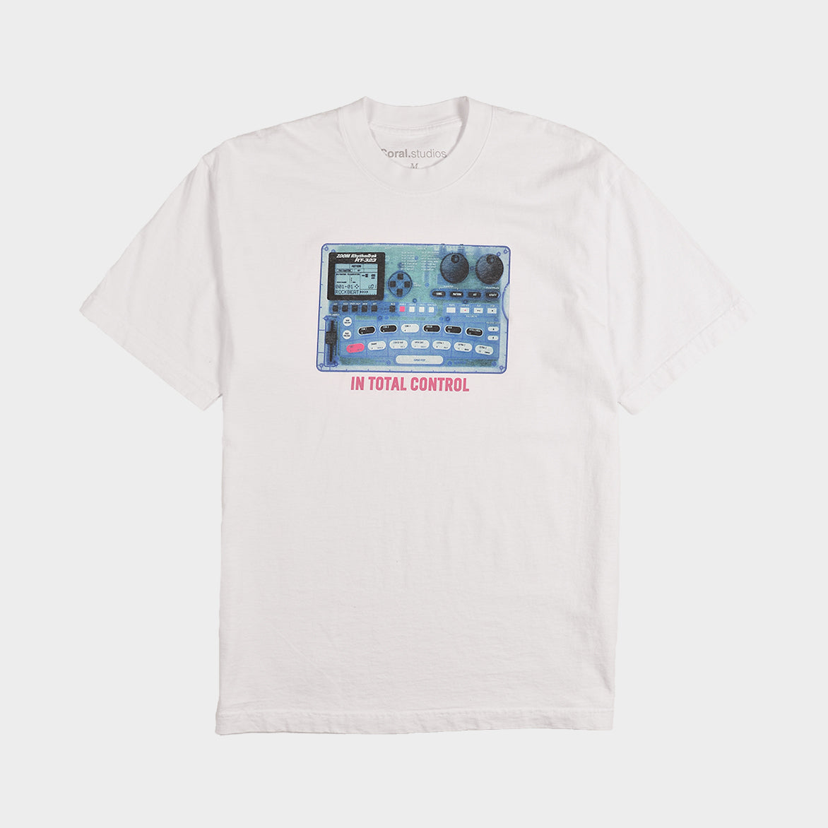 Control Graphic T-Shirt for Men & Women - Premium White Cotton Tee - Casual Streetwear & Everyday Comfort