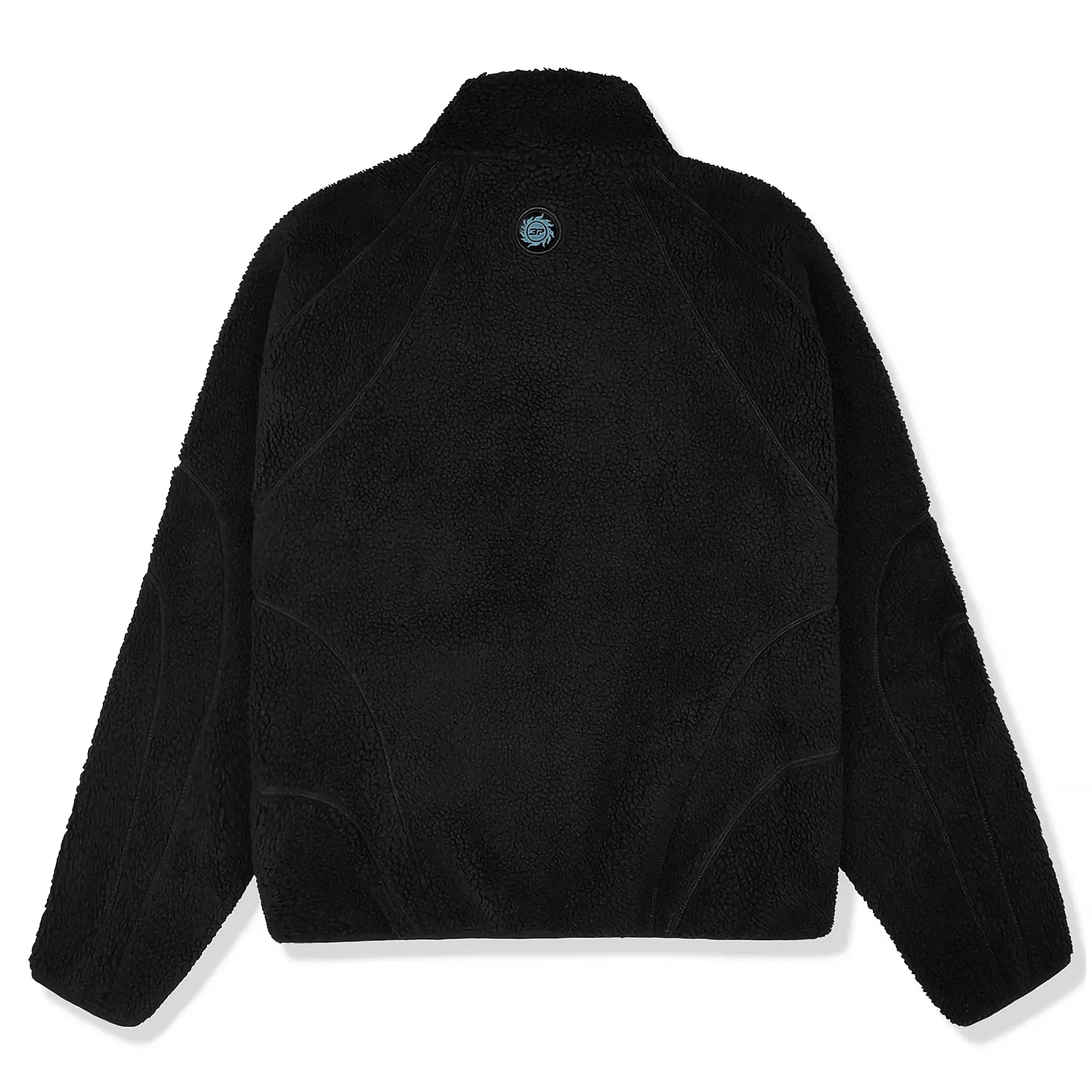 Broken Planet Midnight Black Polar Fleece Jacket - Warm & Cozy Winter Outerwear for Men & Women - Perfect for Hiking, Camping & Outdoor Adventures