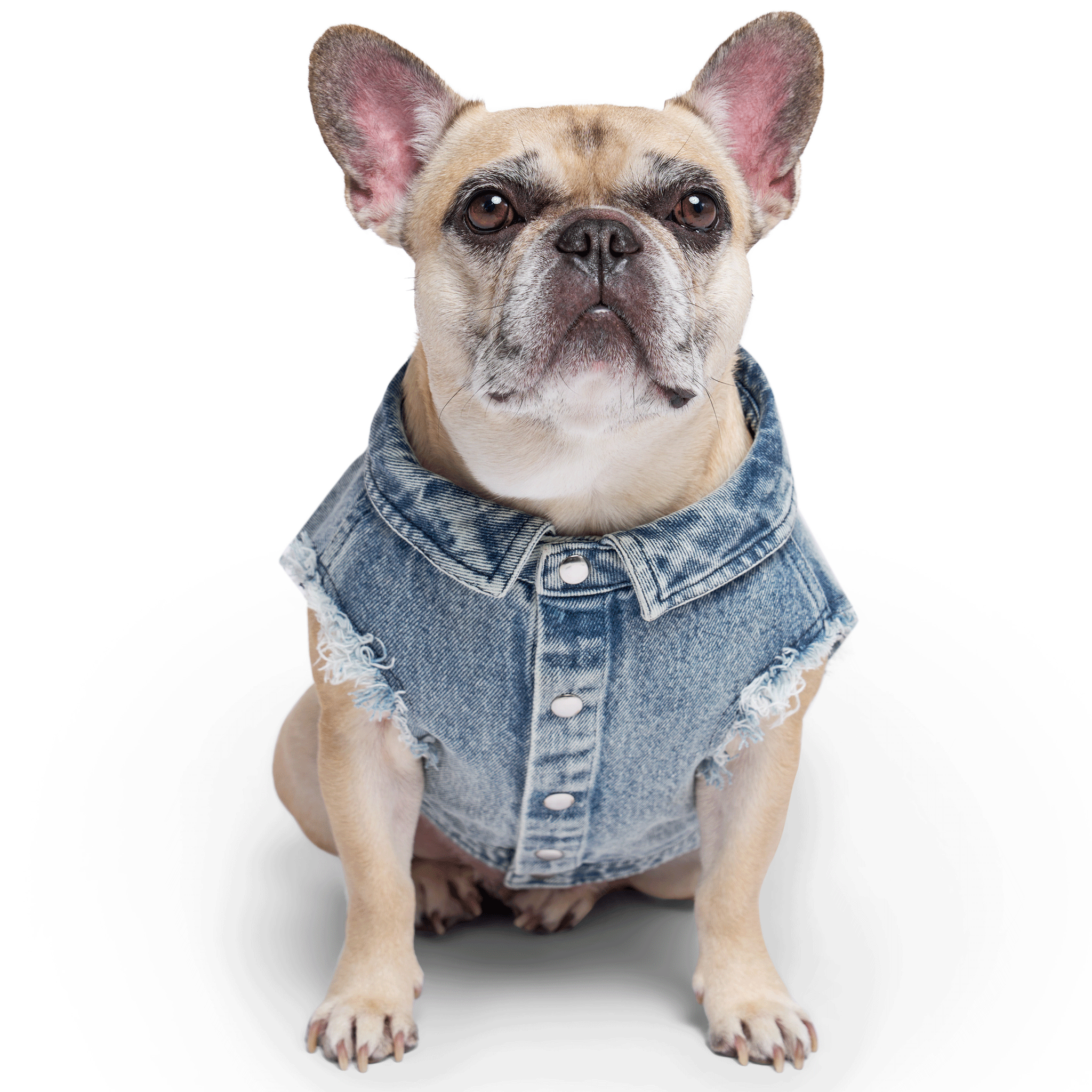 Barbie™ Downtown Denim Vest - Acid Wash Blue Jacket for Women & Girls - Fashionable 90s Style Outfit for Casual Wear & Costume Parties
