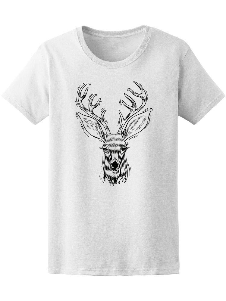 Smartprints Beautiful Deer Graphic T-Shirt for Men - Stylish Casual Wear for Outdoor & Everyday Use